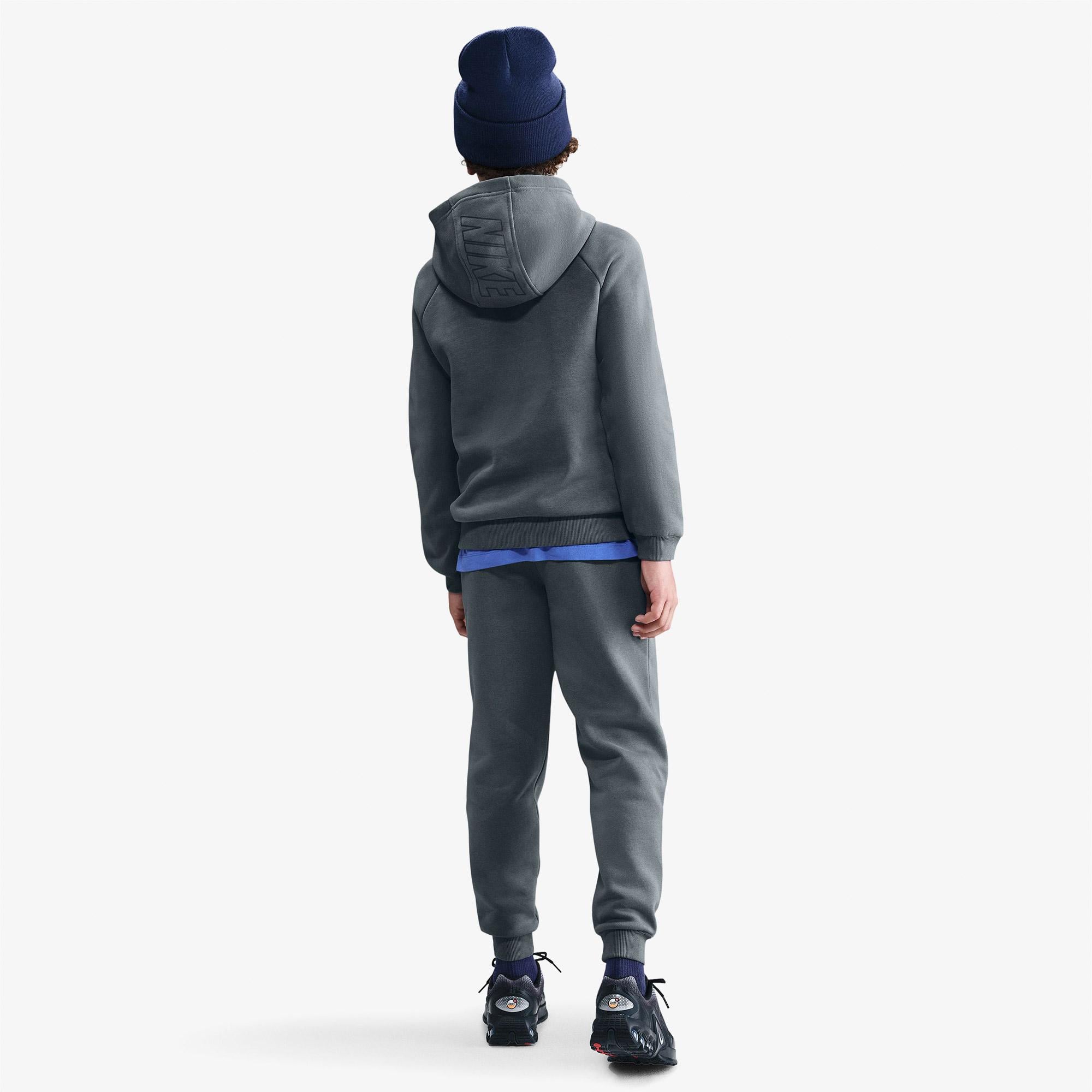 Nike Sportswear Club Fleece Genç Çocuk Gri Eşofman Takımı
