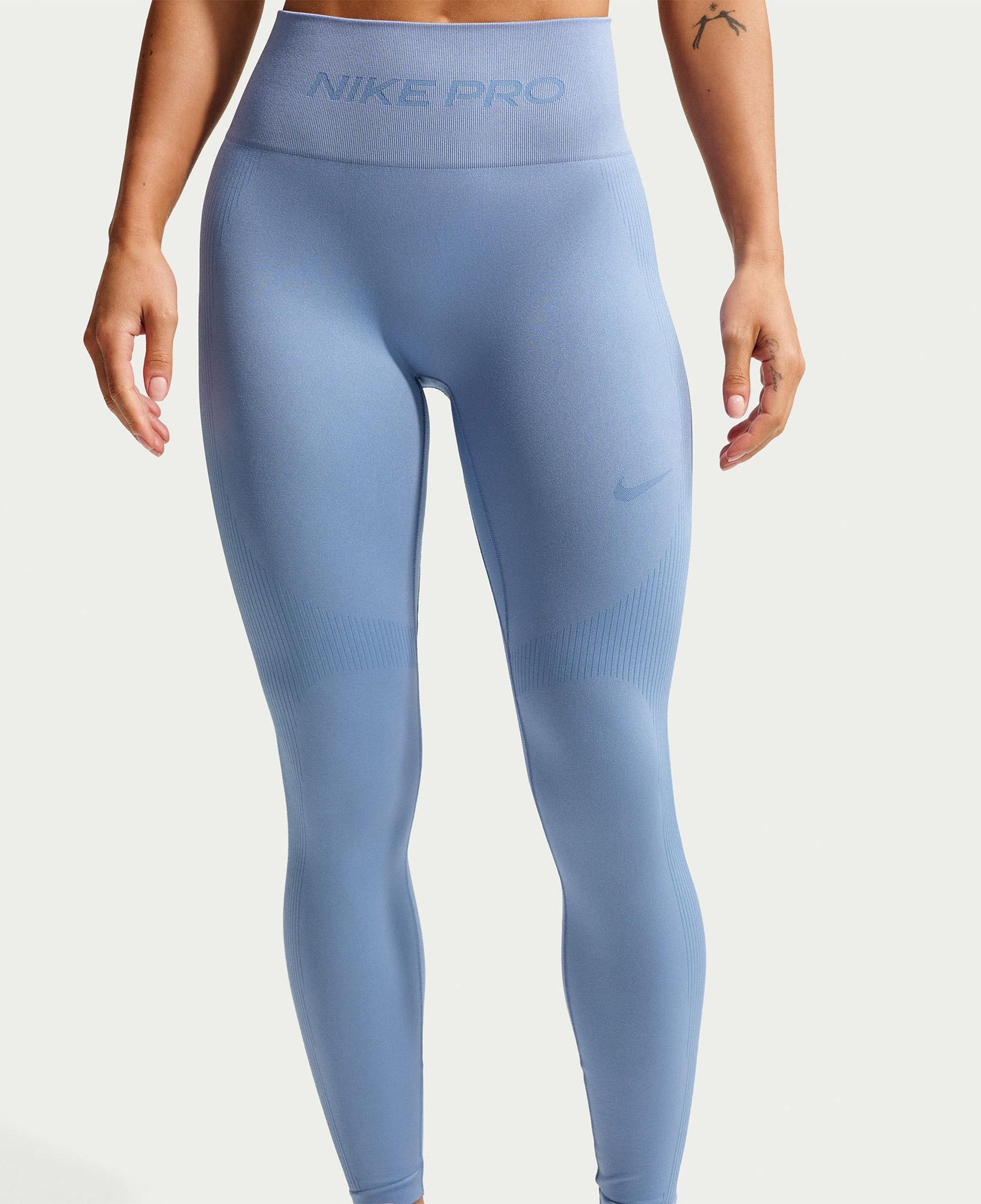 Nike Pro Dri-Fit Seamless Kadın Mavi Tayt