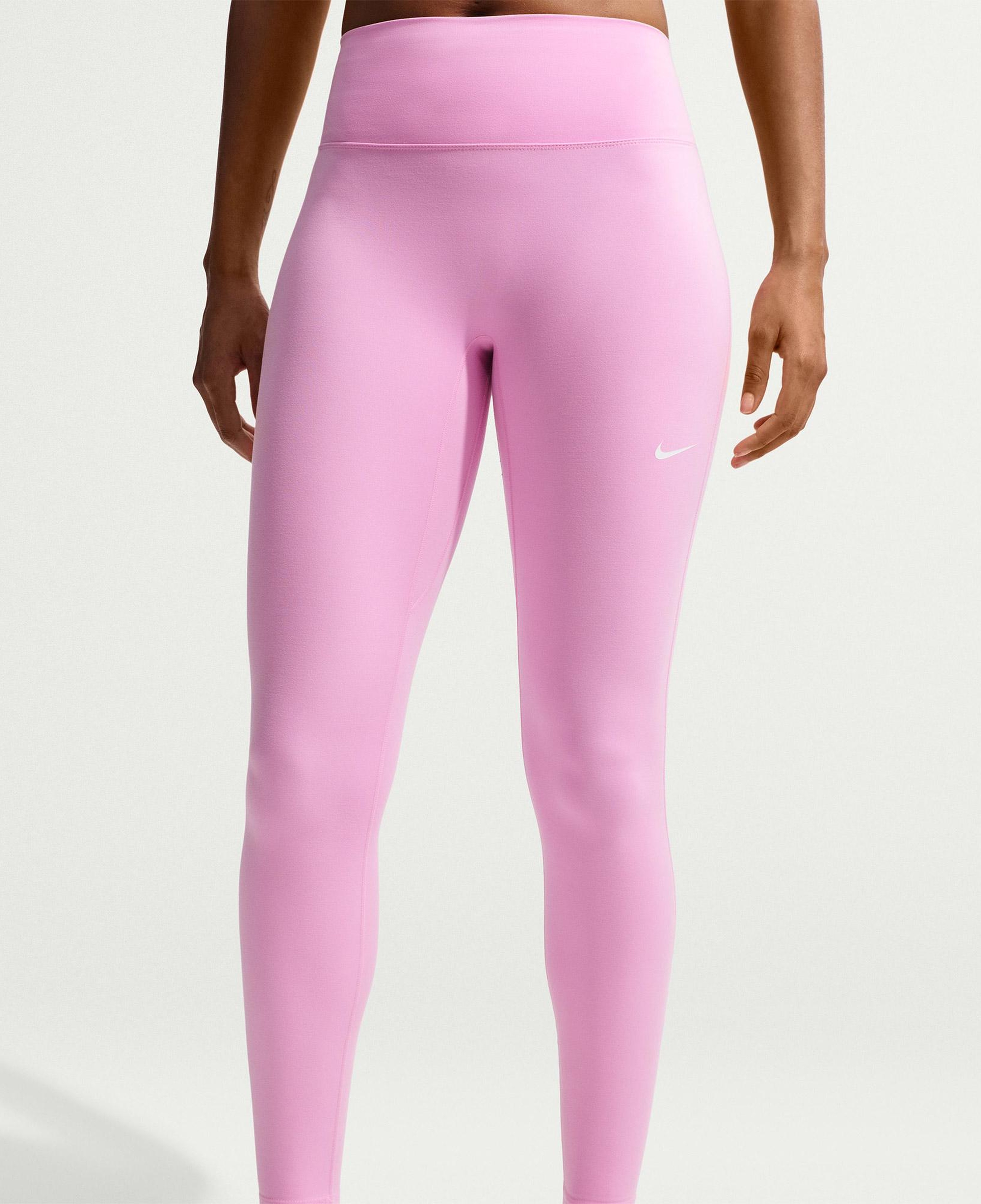 Nike Dri-Fit One Seamless Front Kadın Pembe Tayt