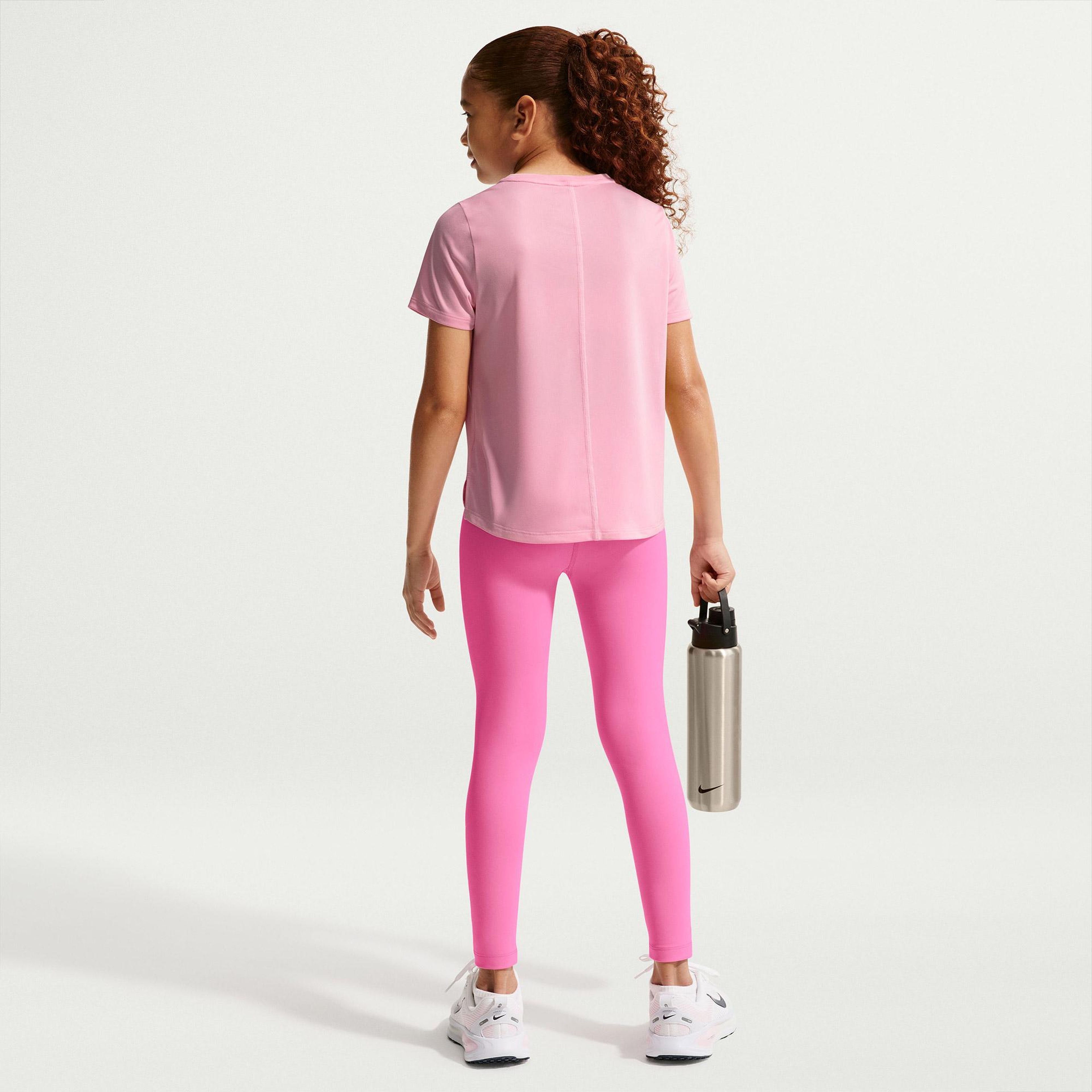 Nike Dri-Fit One Genç Çocuk Pembe Tayt