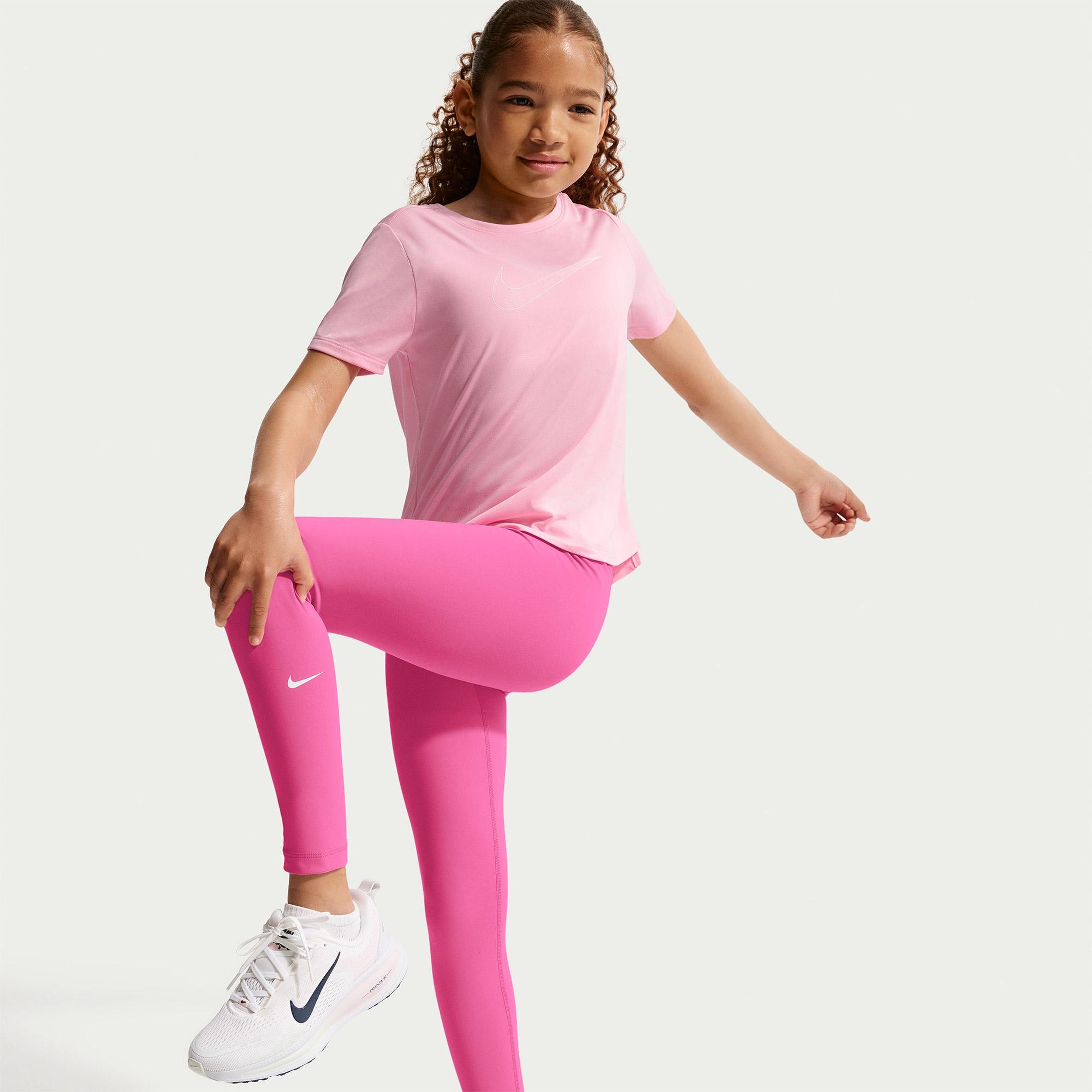 Nike Dri-Fit One Genç Çocuk Pembe Tayt