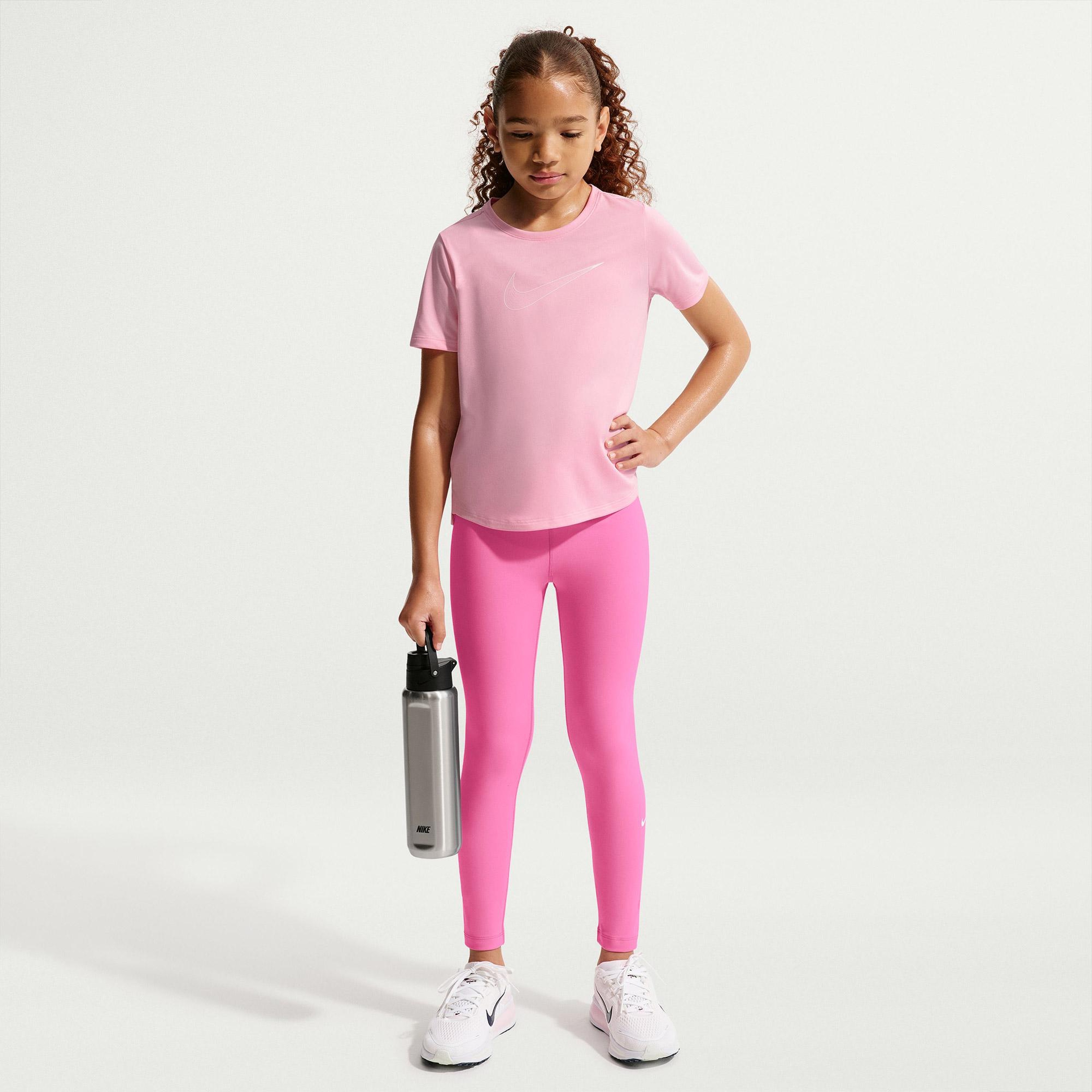 Nike Dri-Fit One Genç Çocuk Pembe Tayt