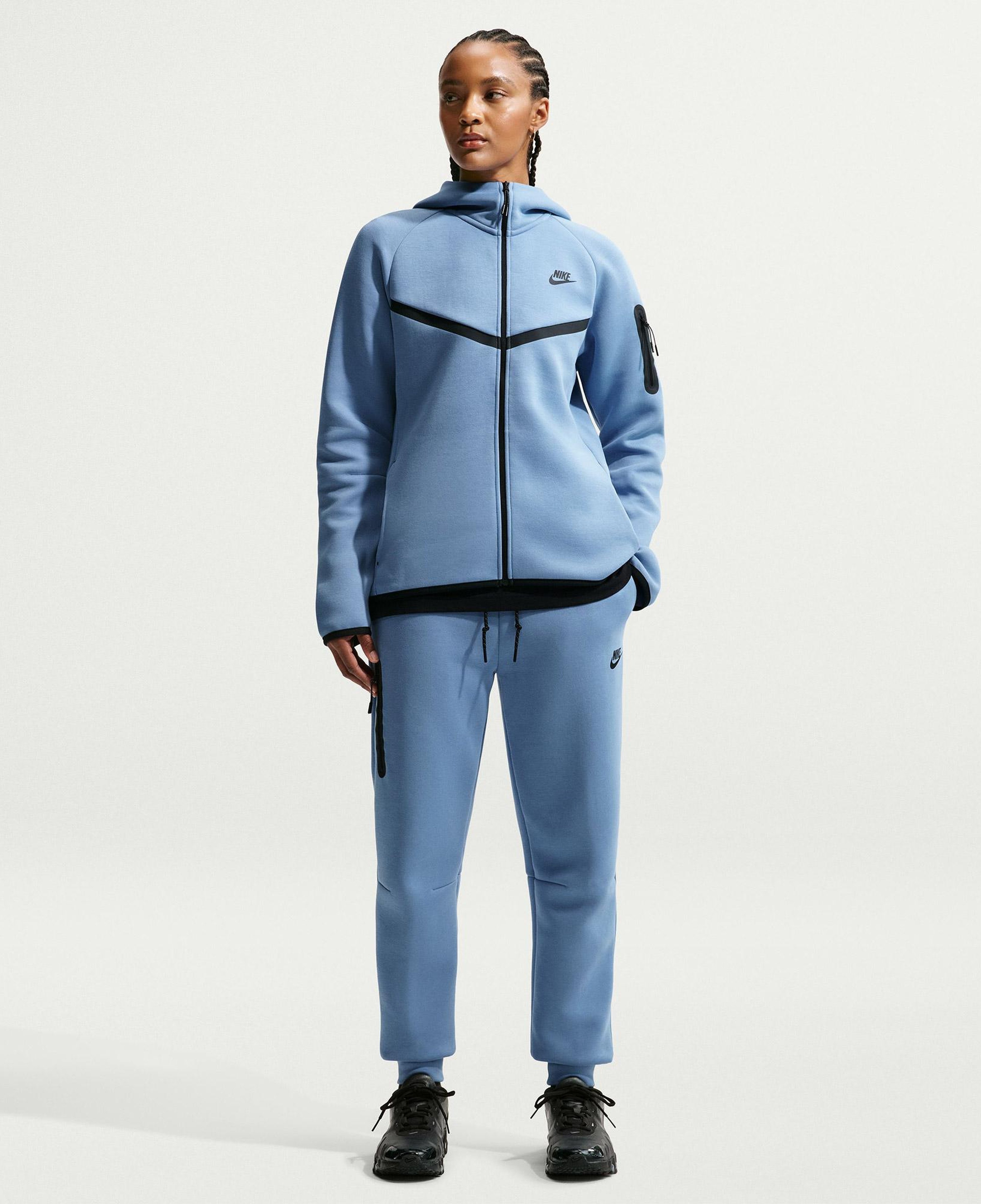 Nike Sportswear Tech Fleece Windrunner Kadın Mavi Eşofman Üstü
