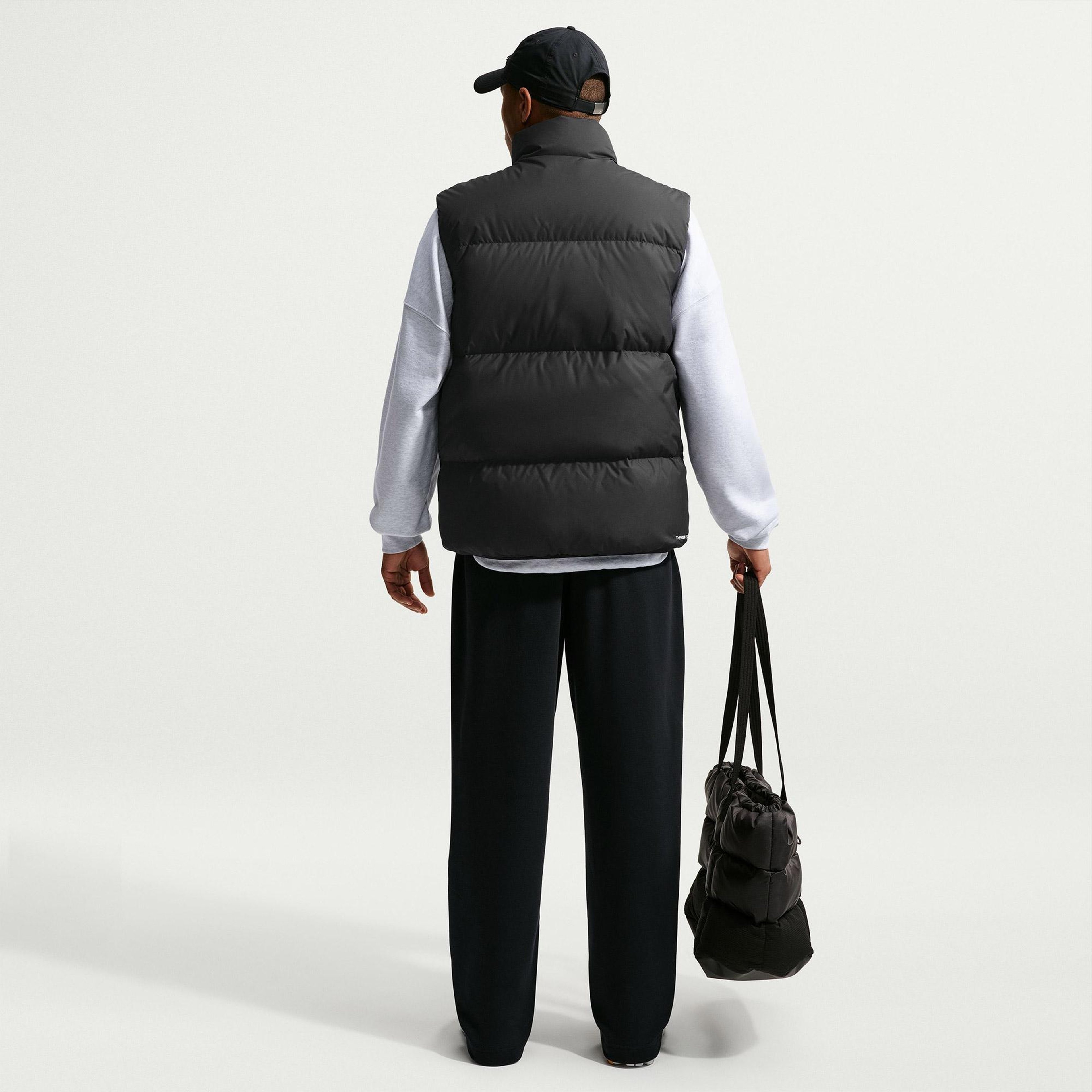 Nike Therma-Fit Sportswear Club Puffer Erkek Siyah Yelek