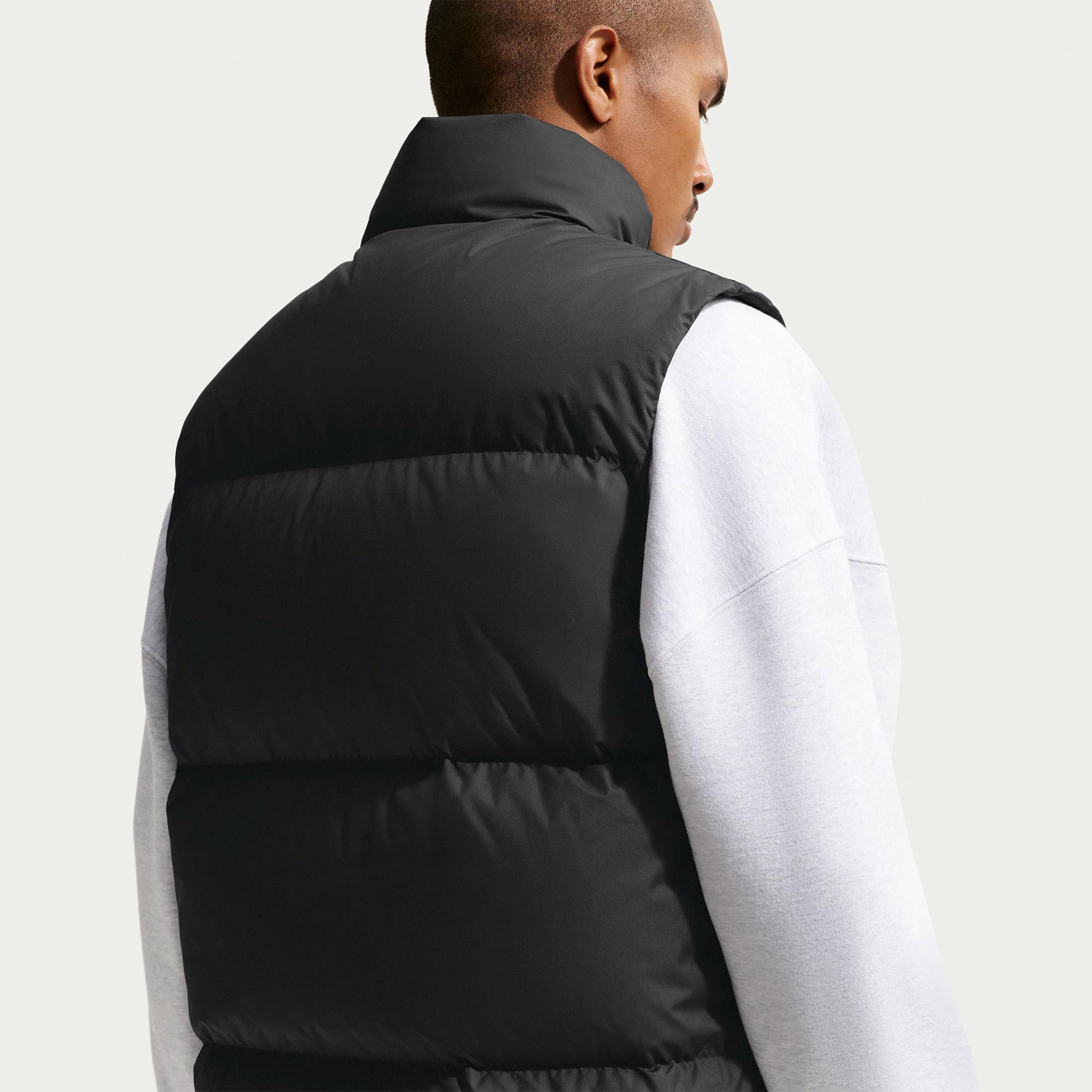 Nike Therma-Fit Sportswear Club Puffer Erkek Siyah Yelek