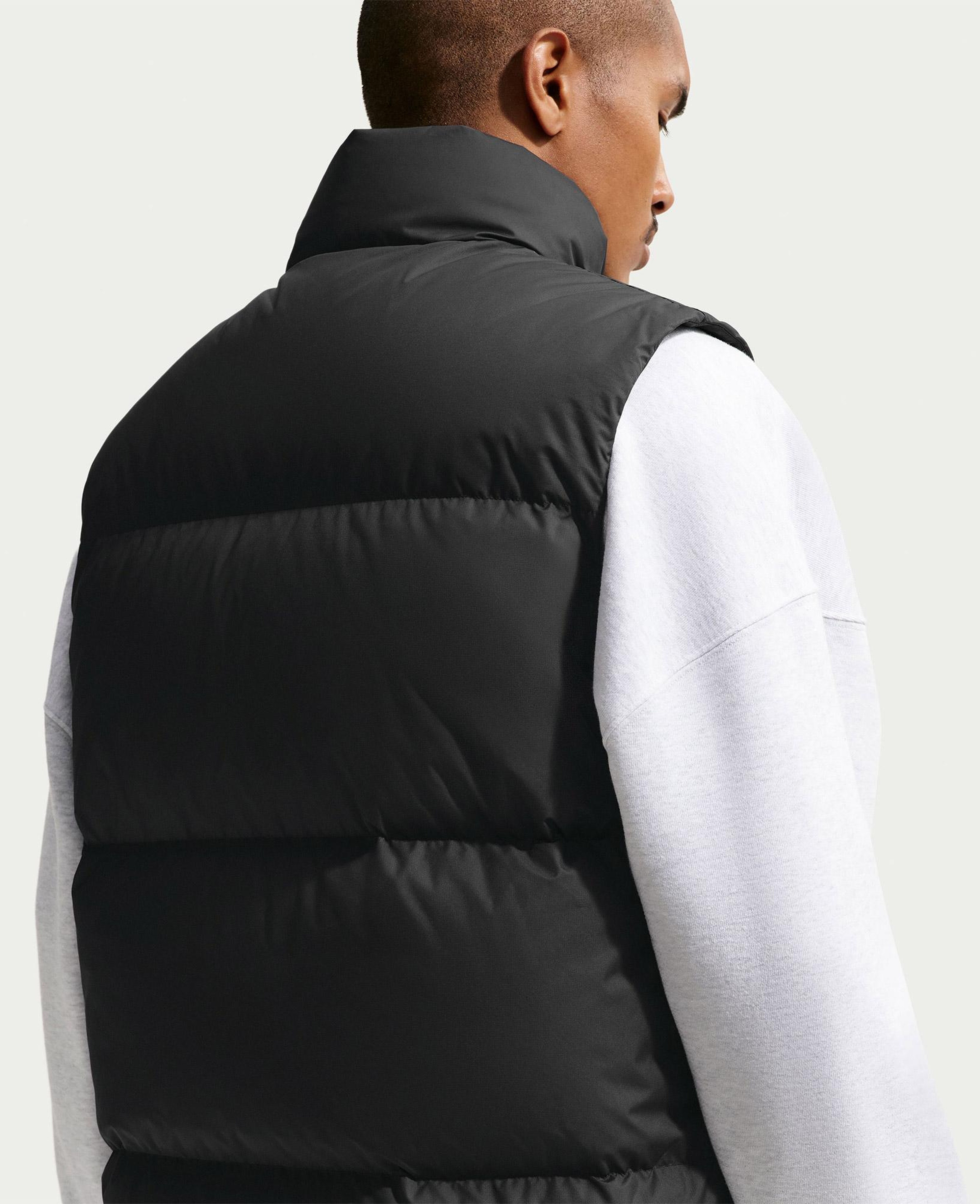 Nike Therma-Fit Sportswear Club Puffer Erkek Siyah Yelek