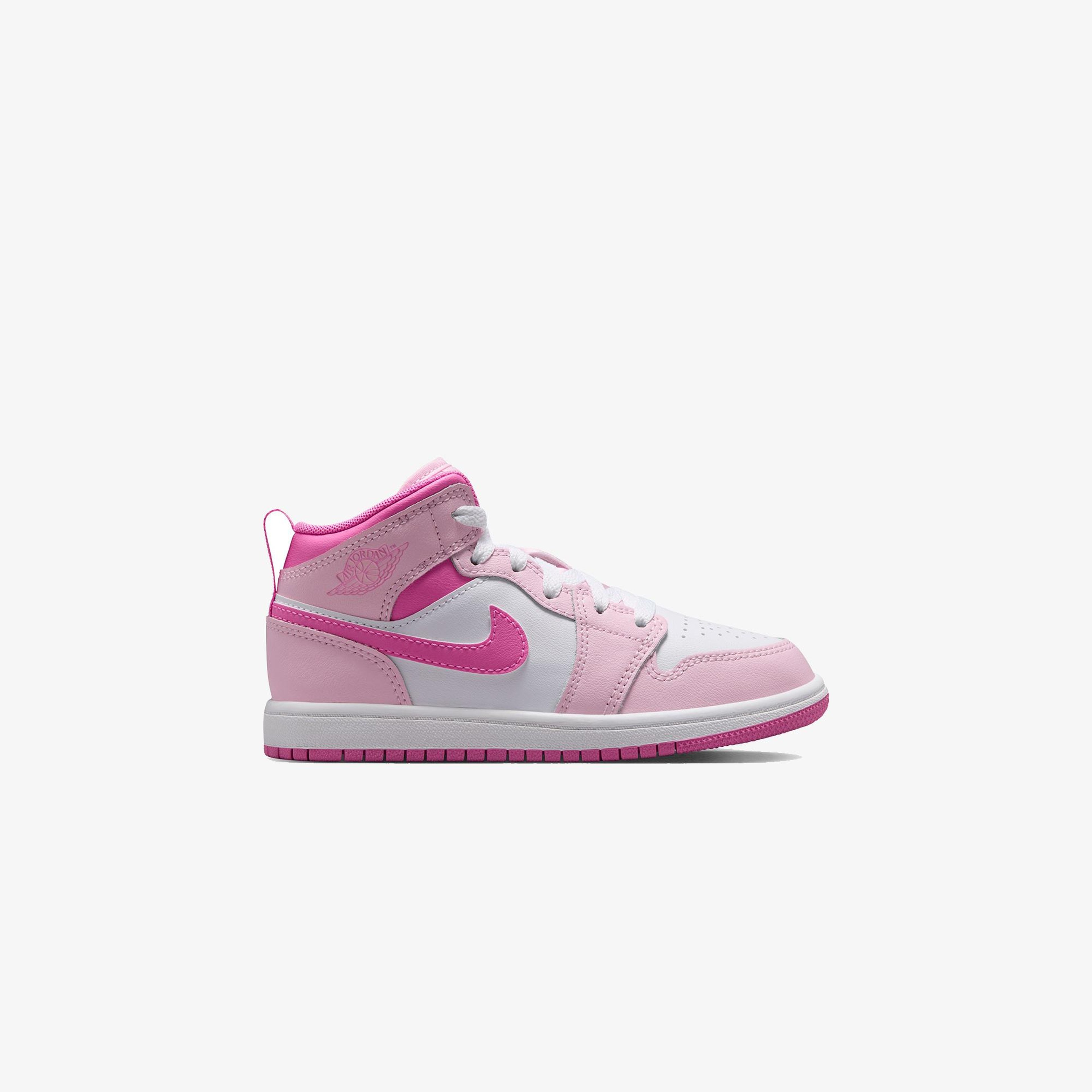 Jordan 1 Mid Çocuk Pembe Spor Ayakkabı