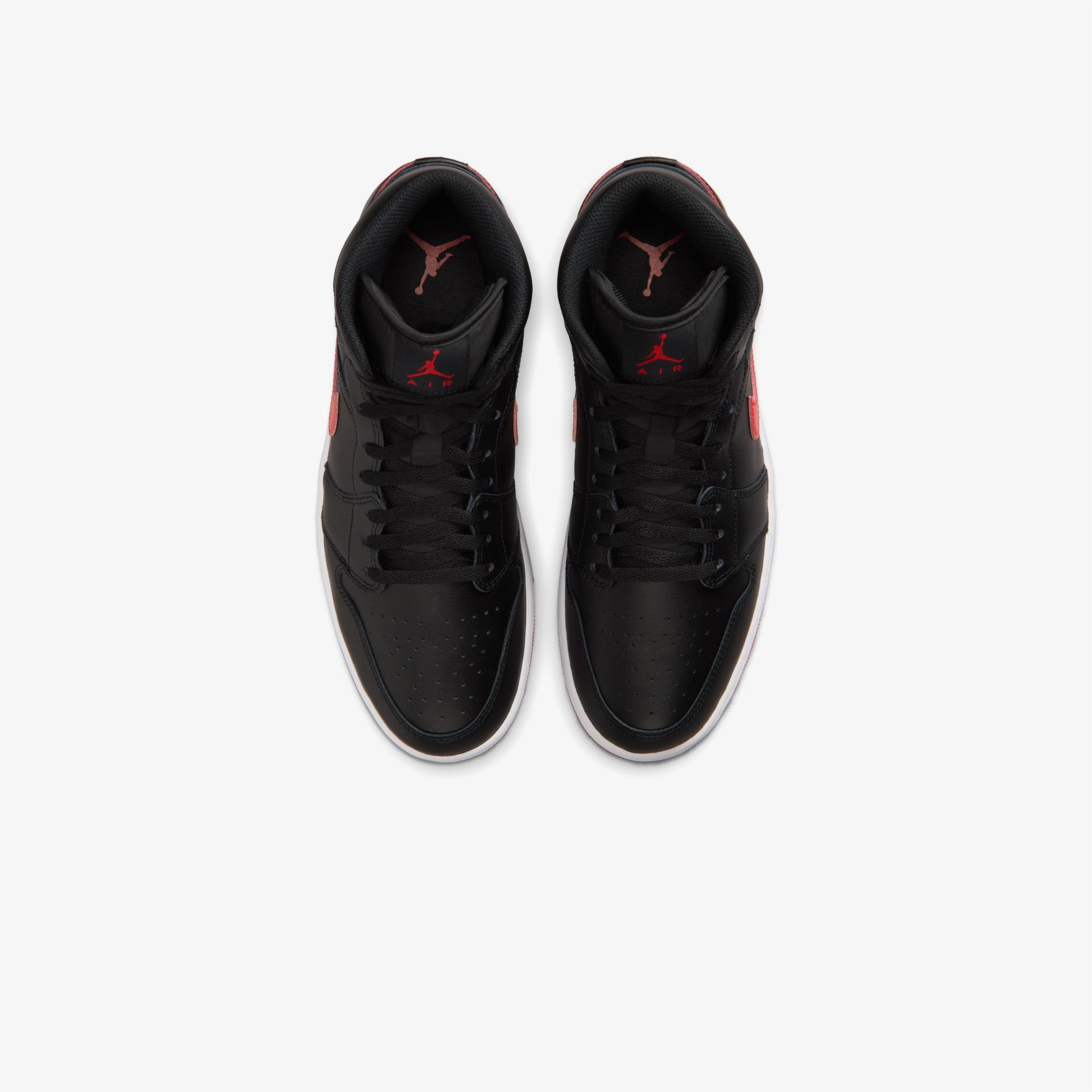 Jordan Air 1 Mid Erkek Siyah Spor Ayakkabı