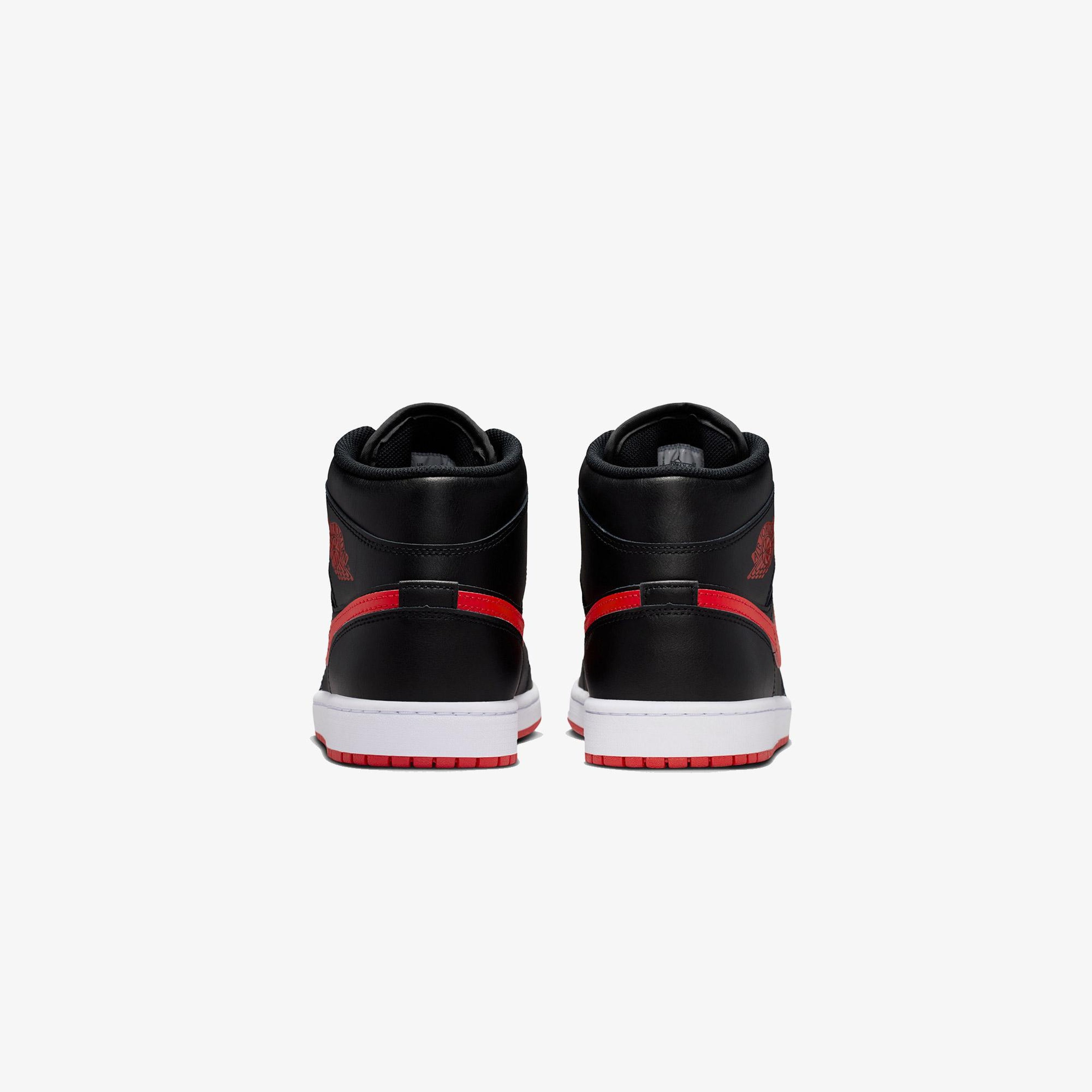 Jordan Air 1 Mid Erkek Siyah Spor Ayakkabı