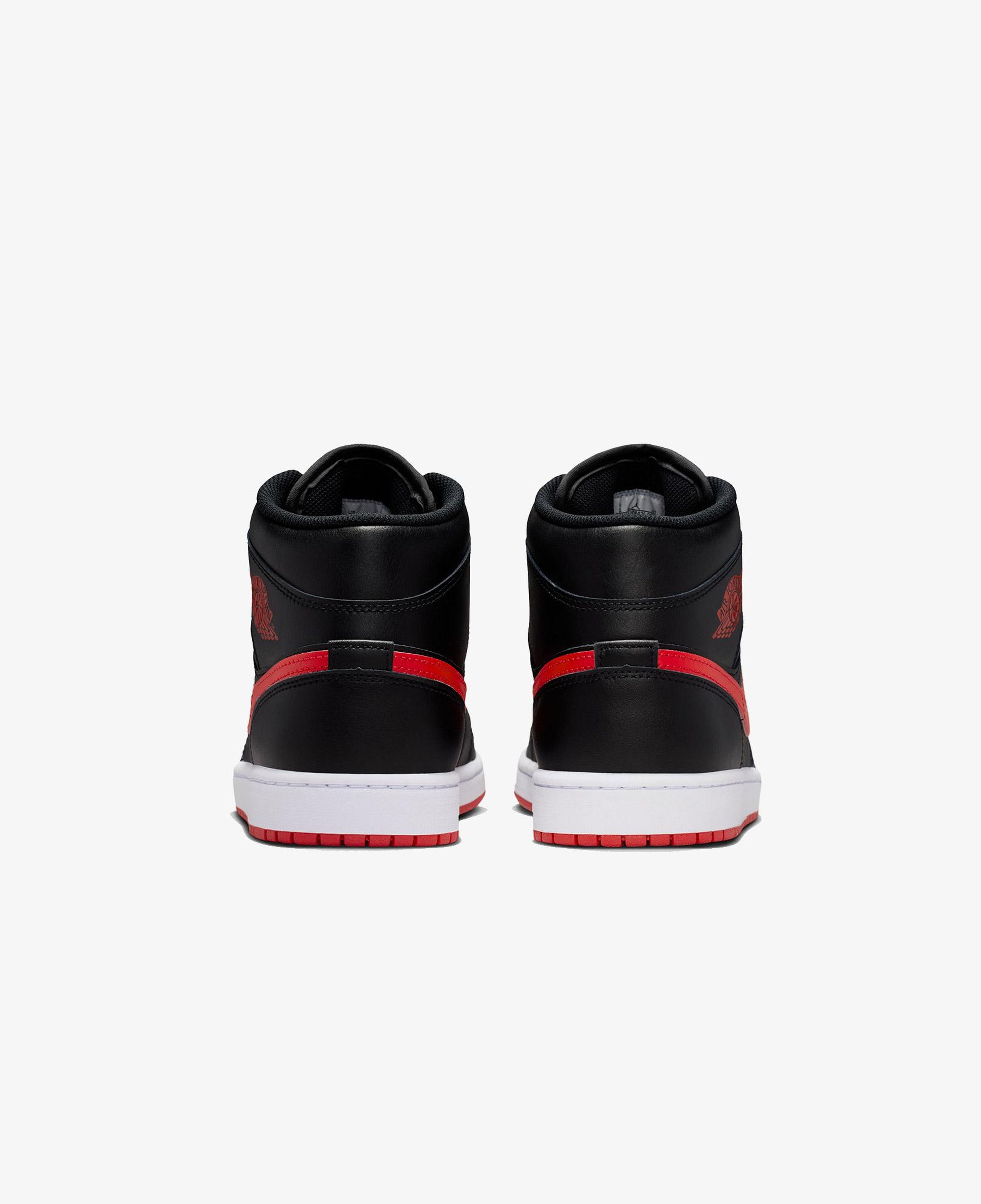 Jordan Air 1 Mid Erkek Siyah Spor Ayakkabı