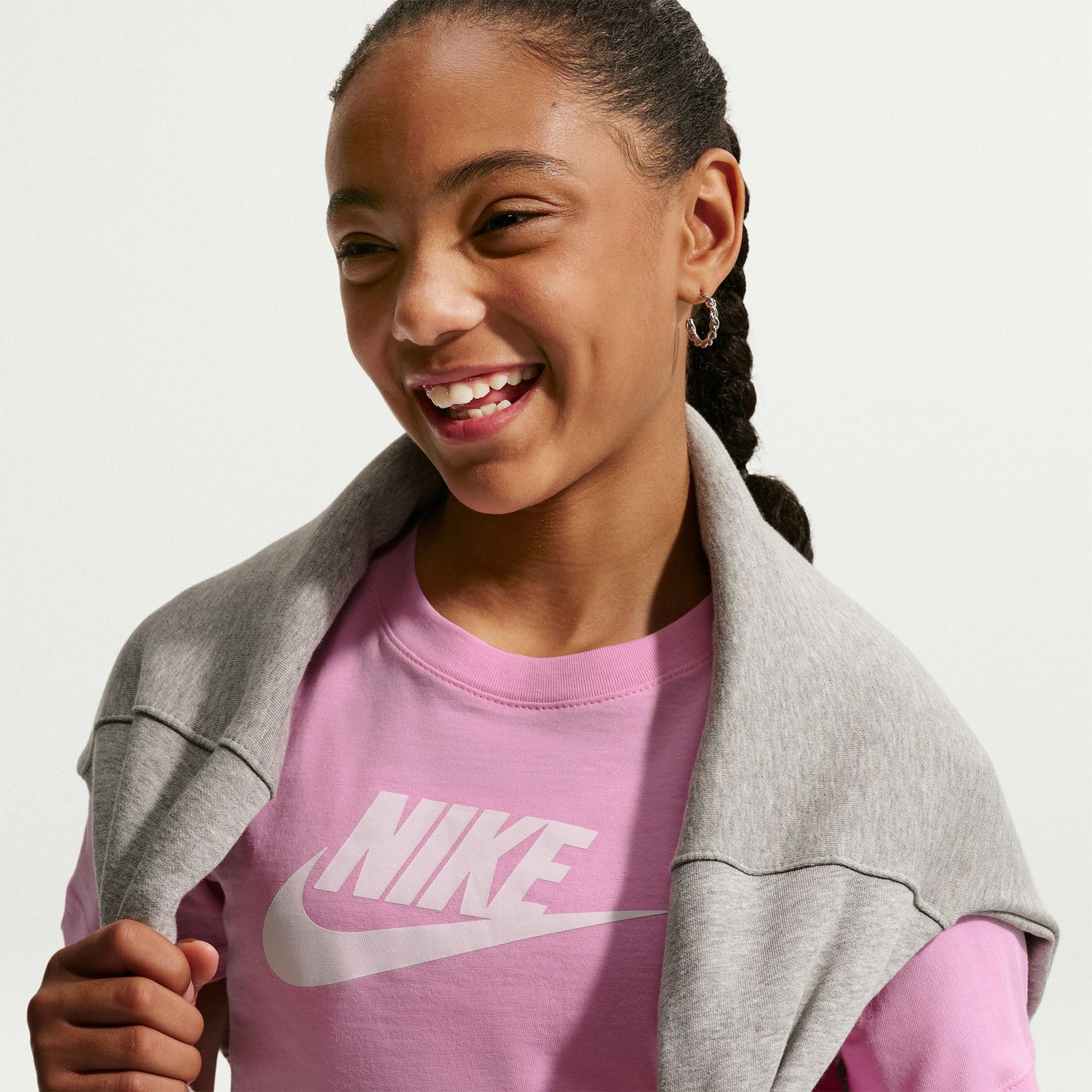 Nike Sportswear Futura Genç Çocuk Pembe Crop