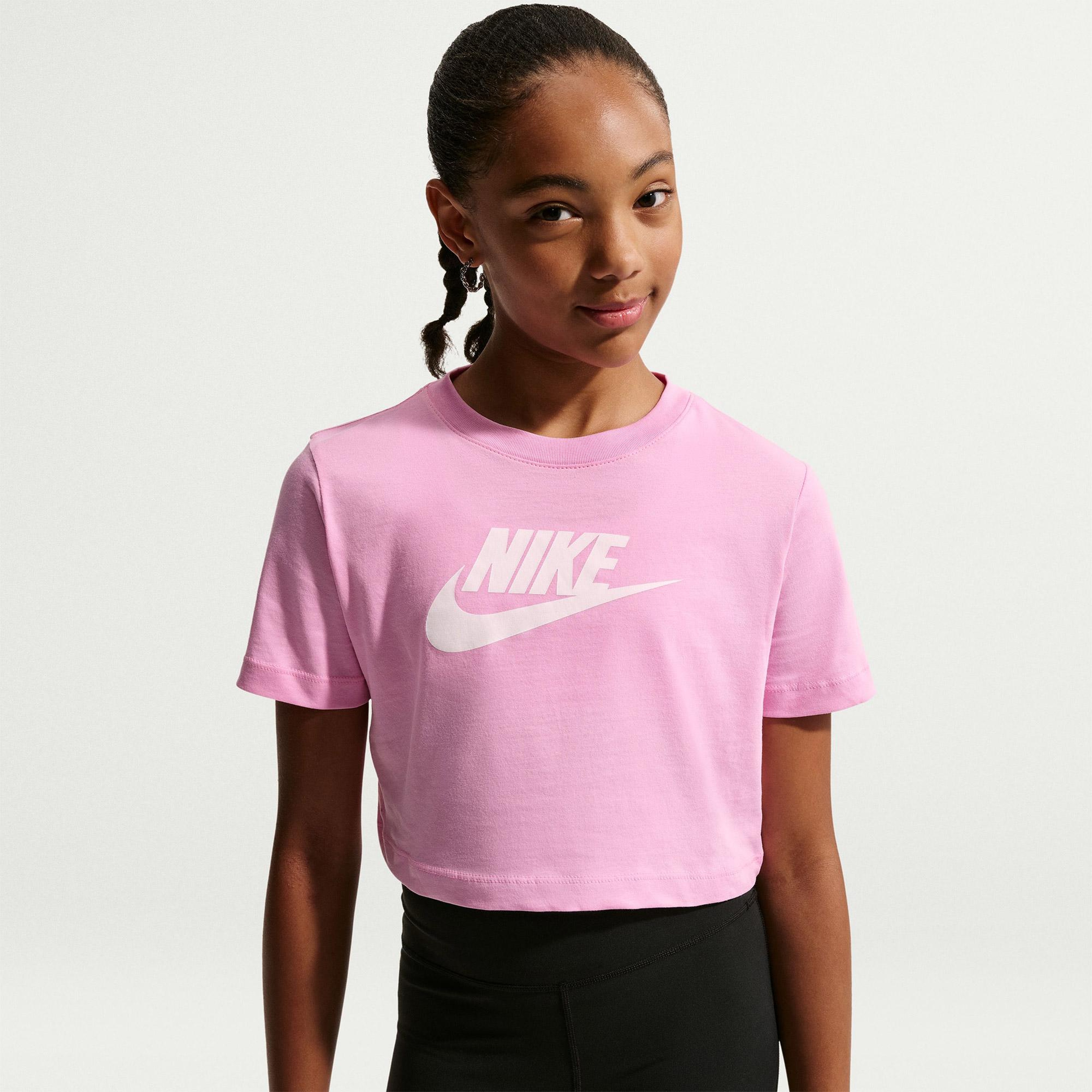 Nike Sportswear Futura Genç Çocuk Pembe Crop