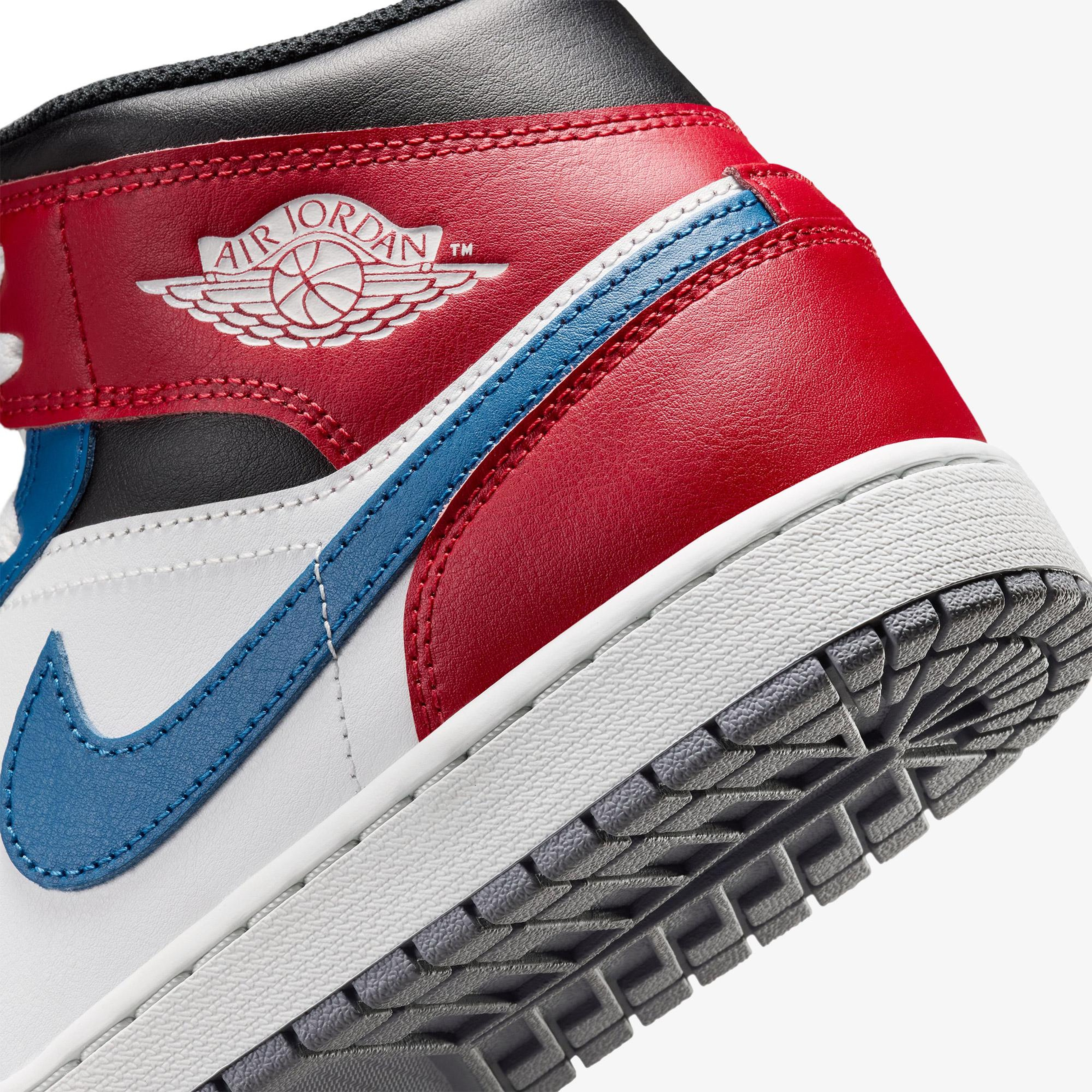 Jordan Air 1 Mid Erkek Mavi Spor Ayakkabı