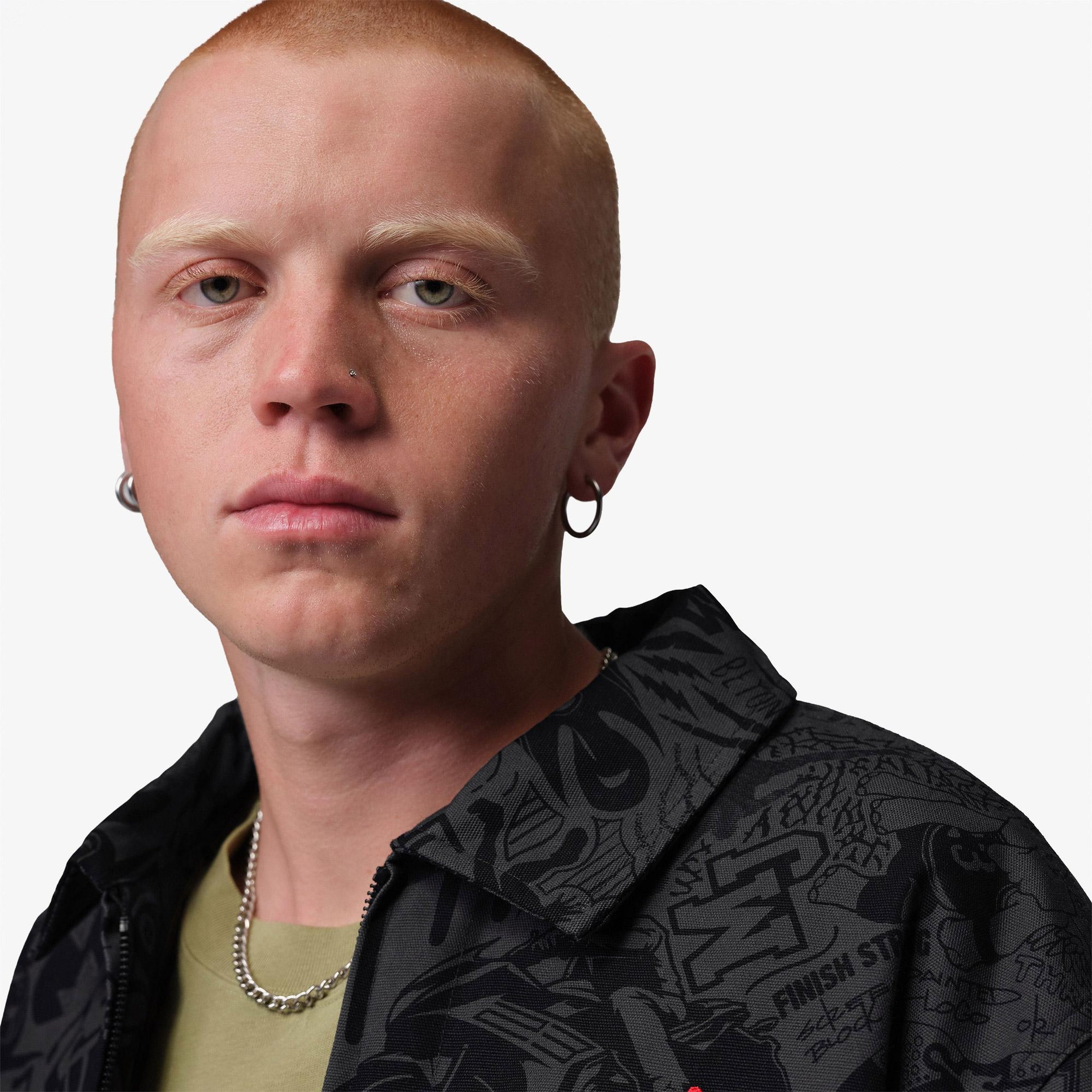 Jordan Brooklyn Chore Erkek Siyah Ceket