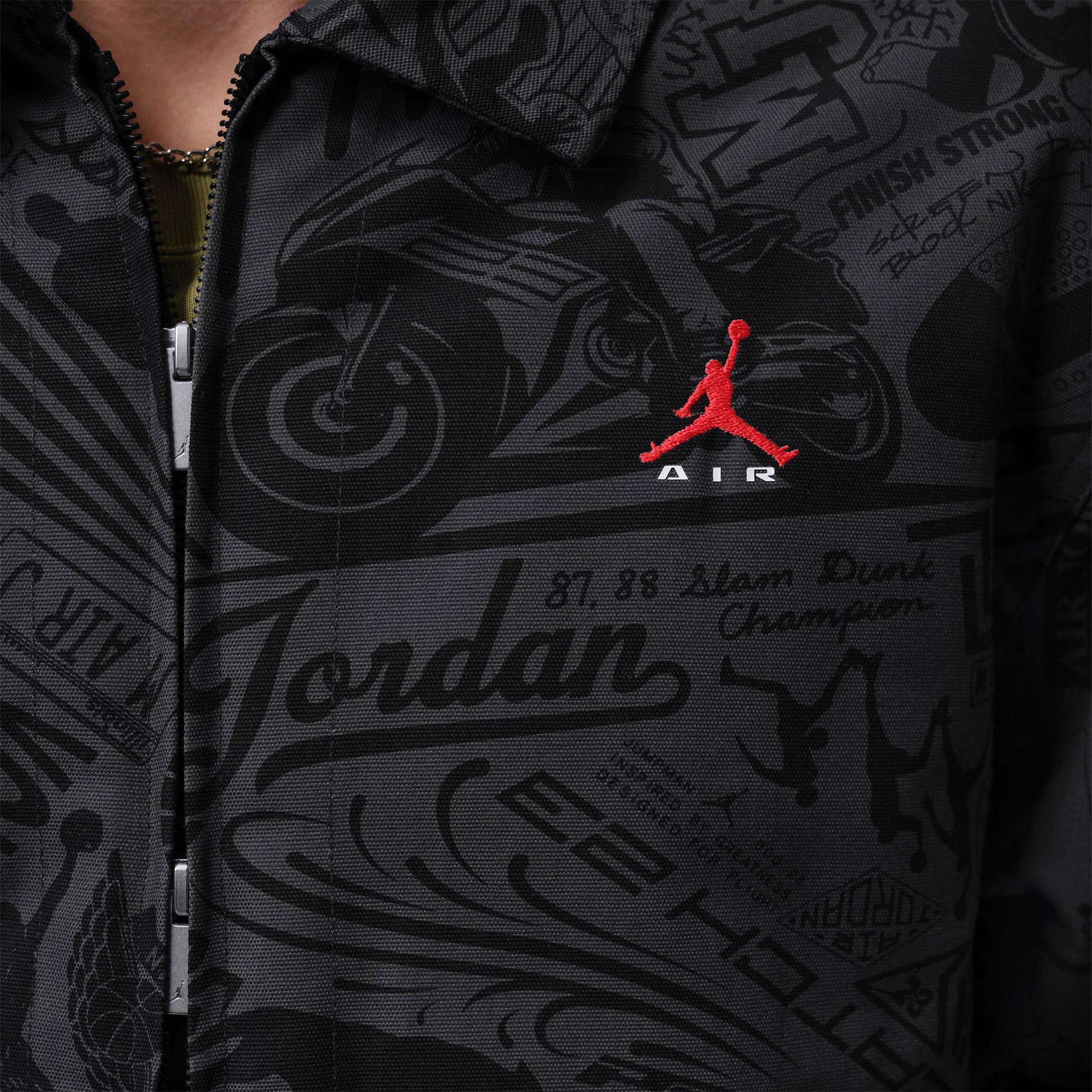 Jordan Brooklyn Chore Erkek Siyah Ceket