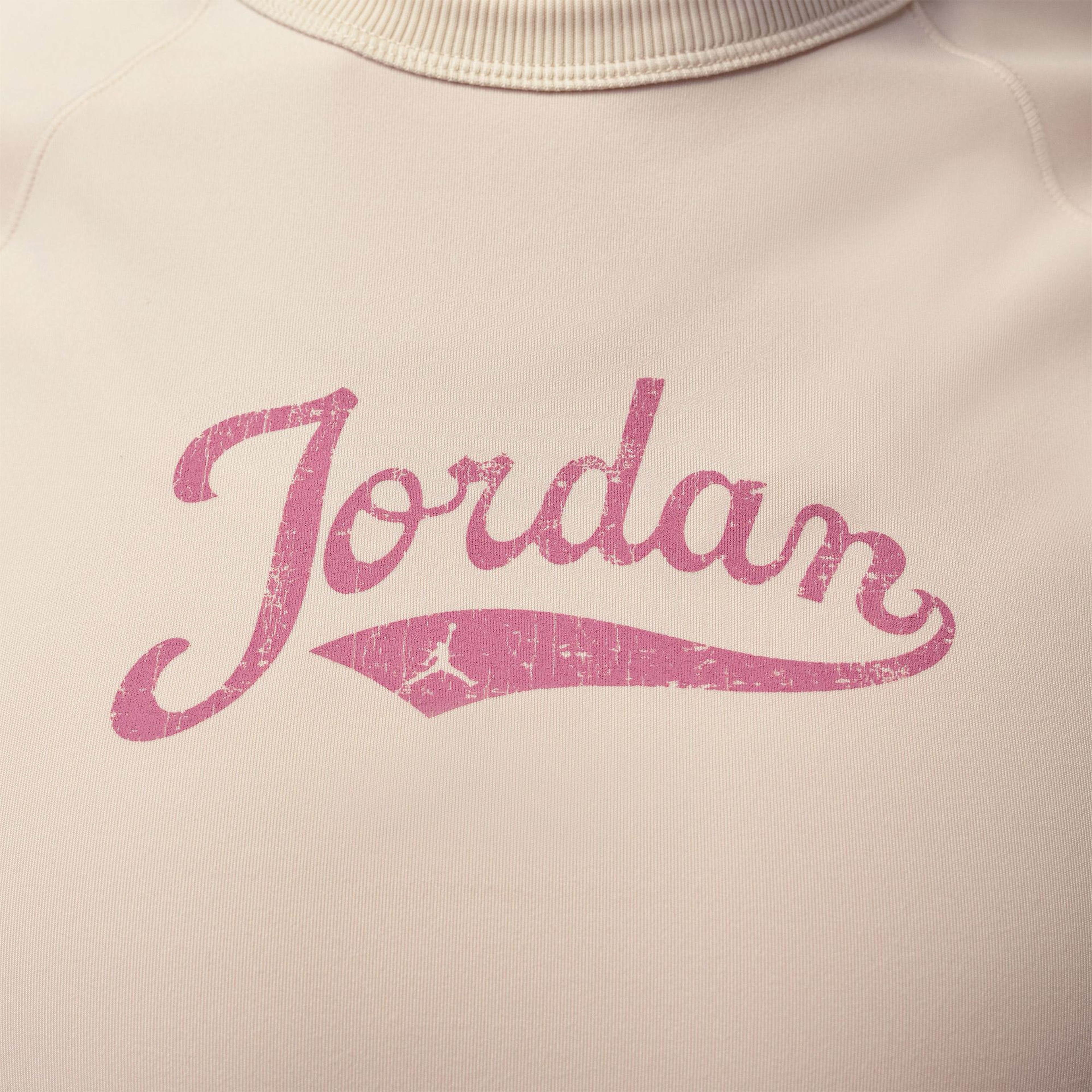 Jordan Brooklyn Kadın Bej Crop