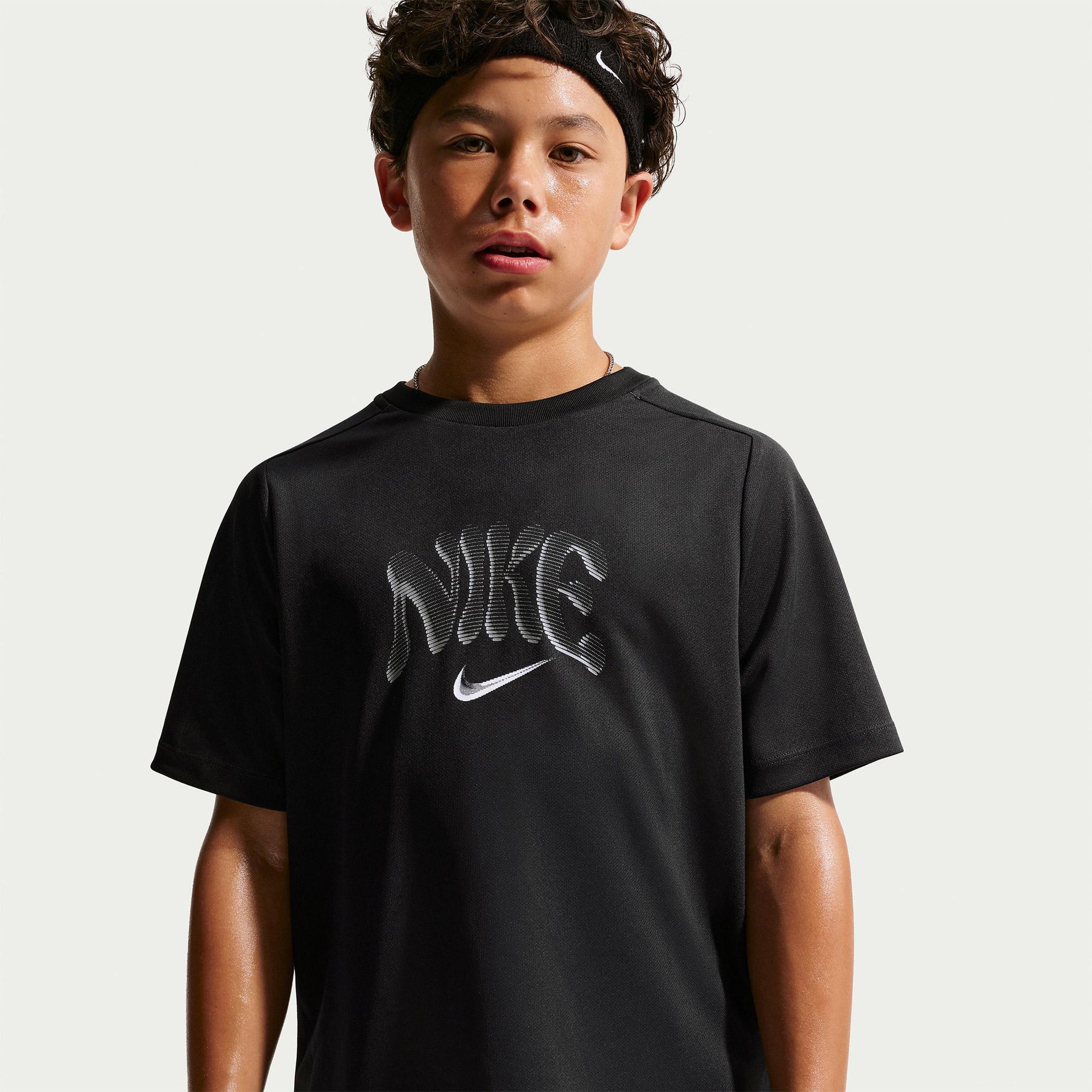 Nike Multi Refresh Genç Çocuk Siyah T-Shirt