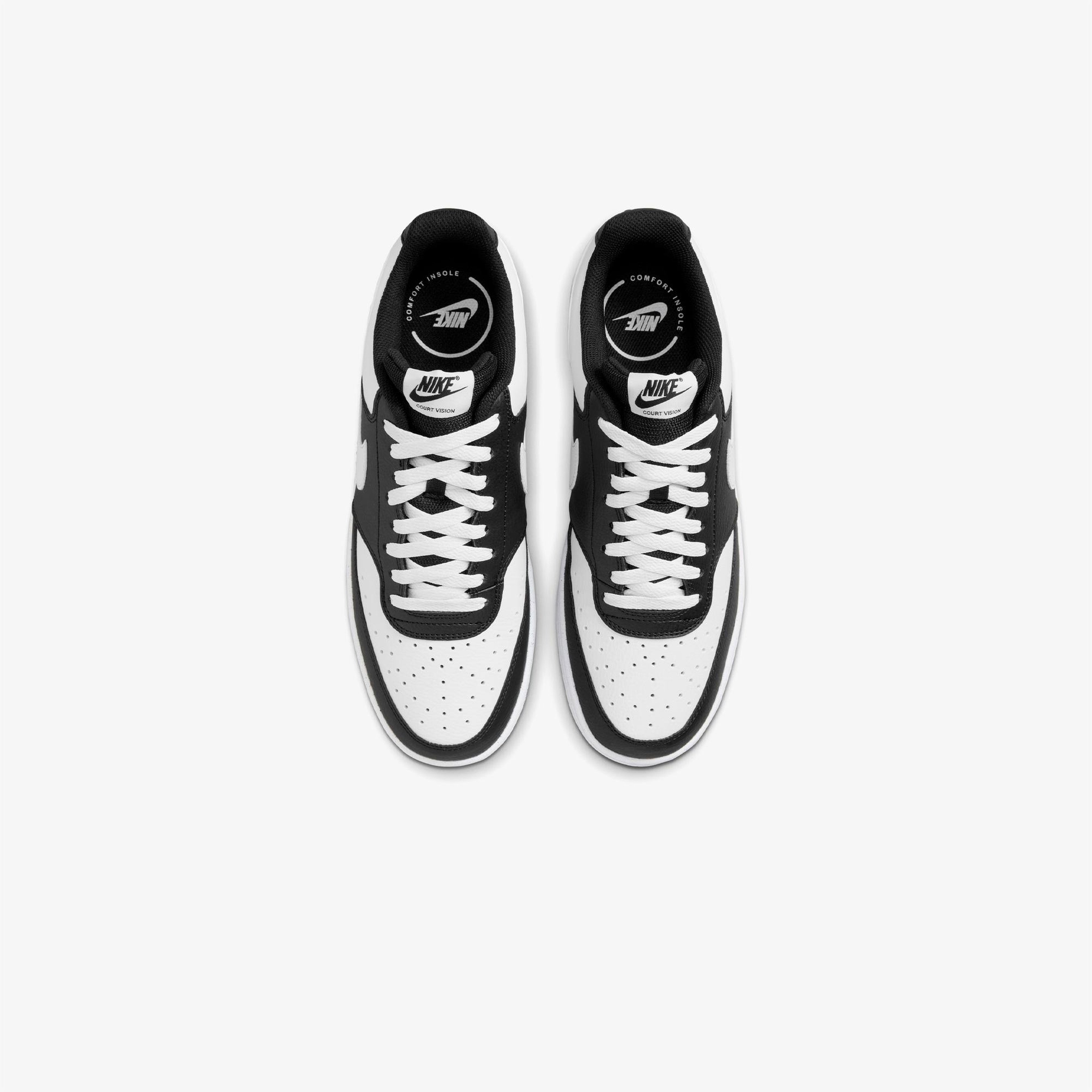 Nike Court Vision Low Erkek Siyah Spor Ayakkabı
