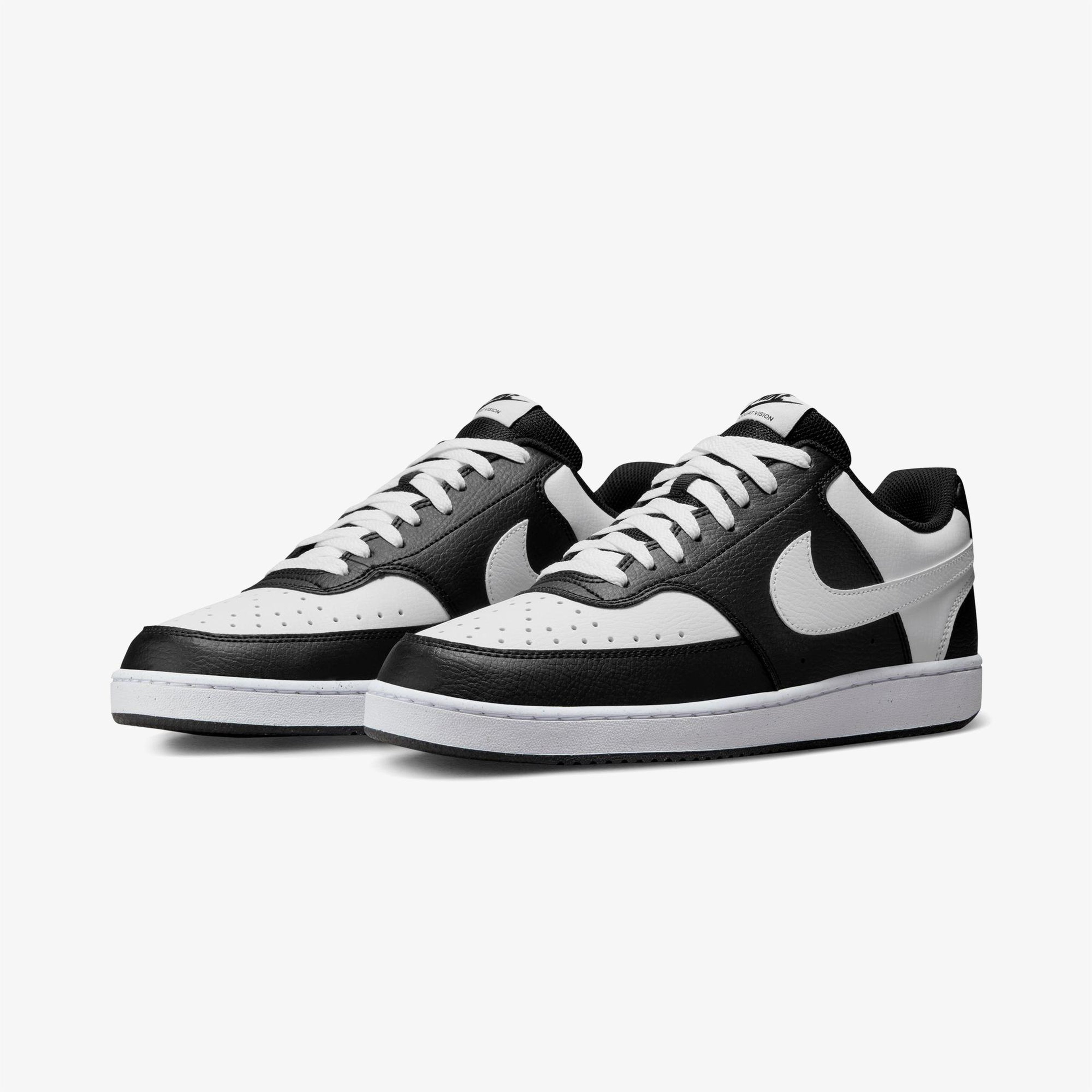 Nike Court Vision Low Erkek Siyah Spor Ayakkabı