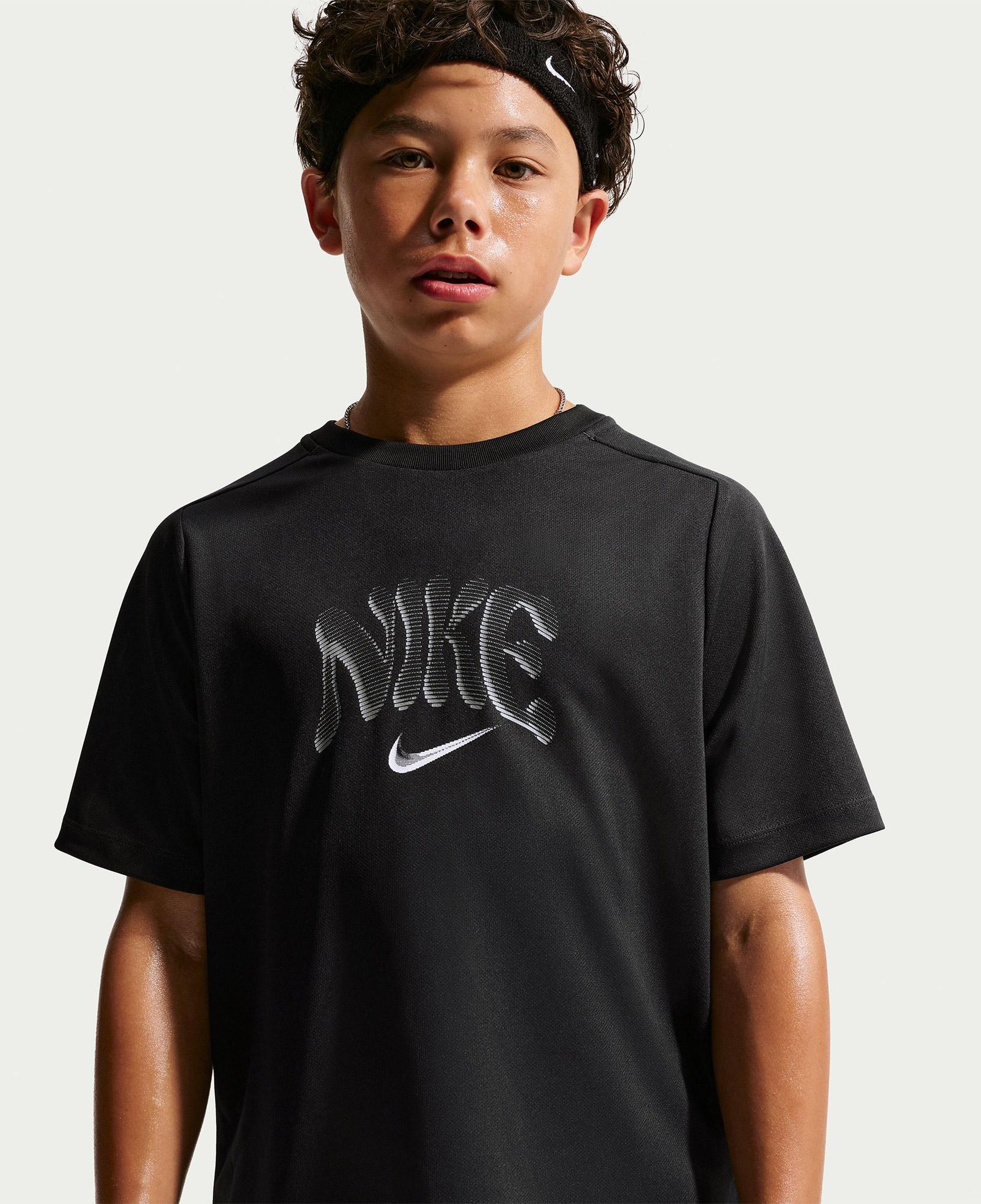Nike Multi Refresh Genç Çocuk Siyah T-Shirt
