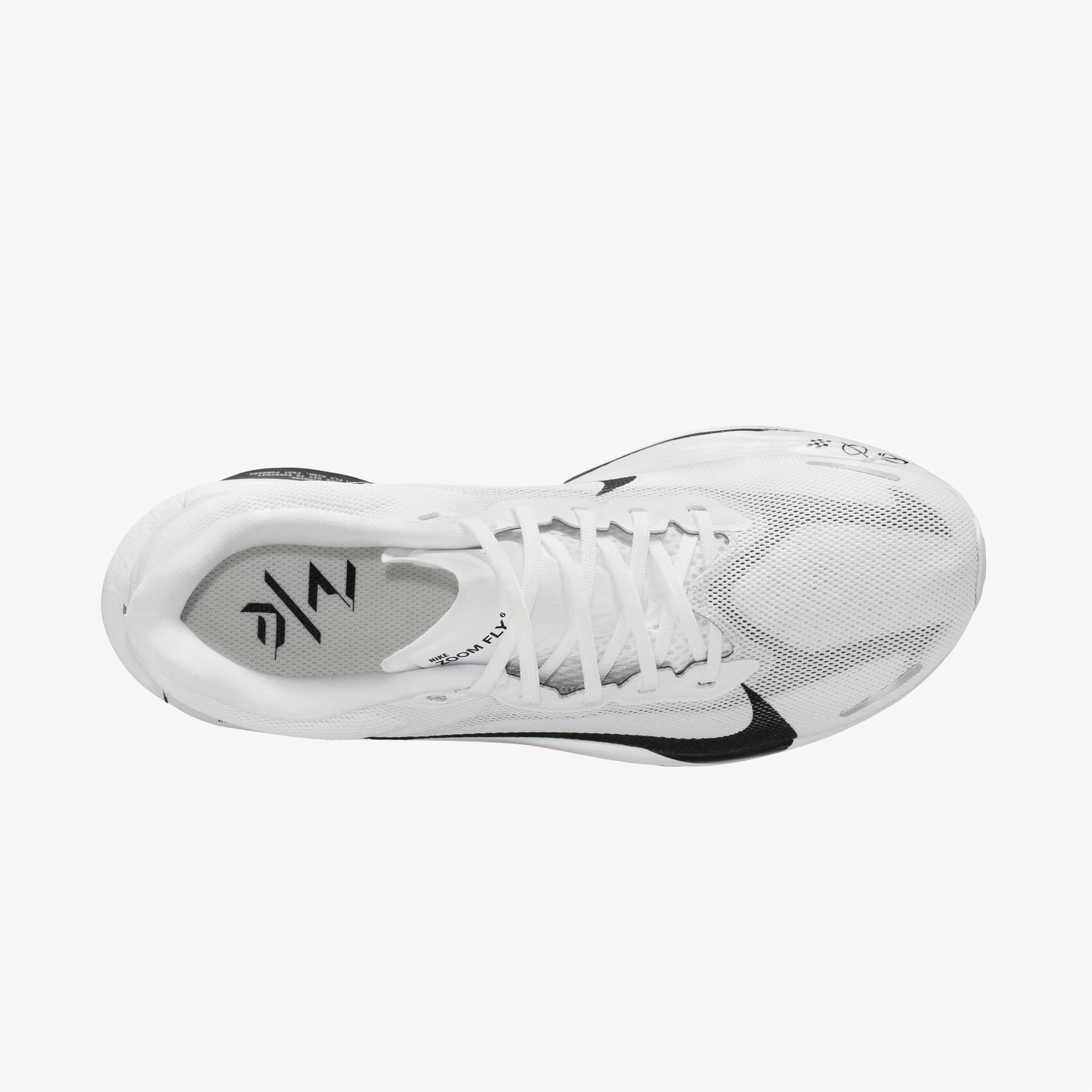 Nike Zoom Fly 6 Kadın Beyaz Koşu Ayakkabısı