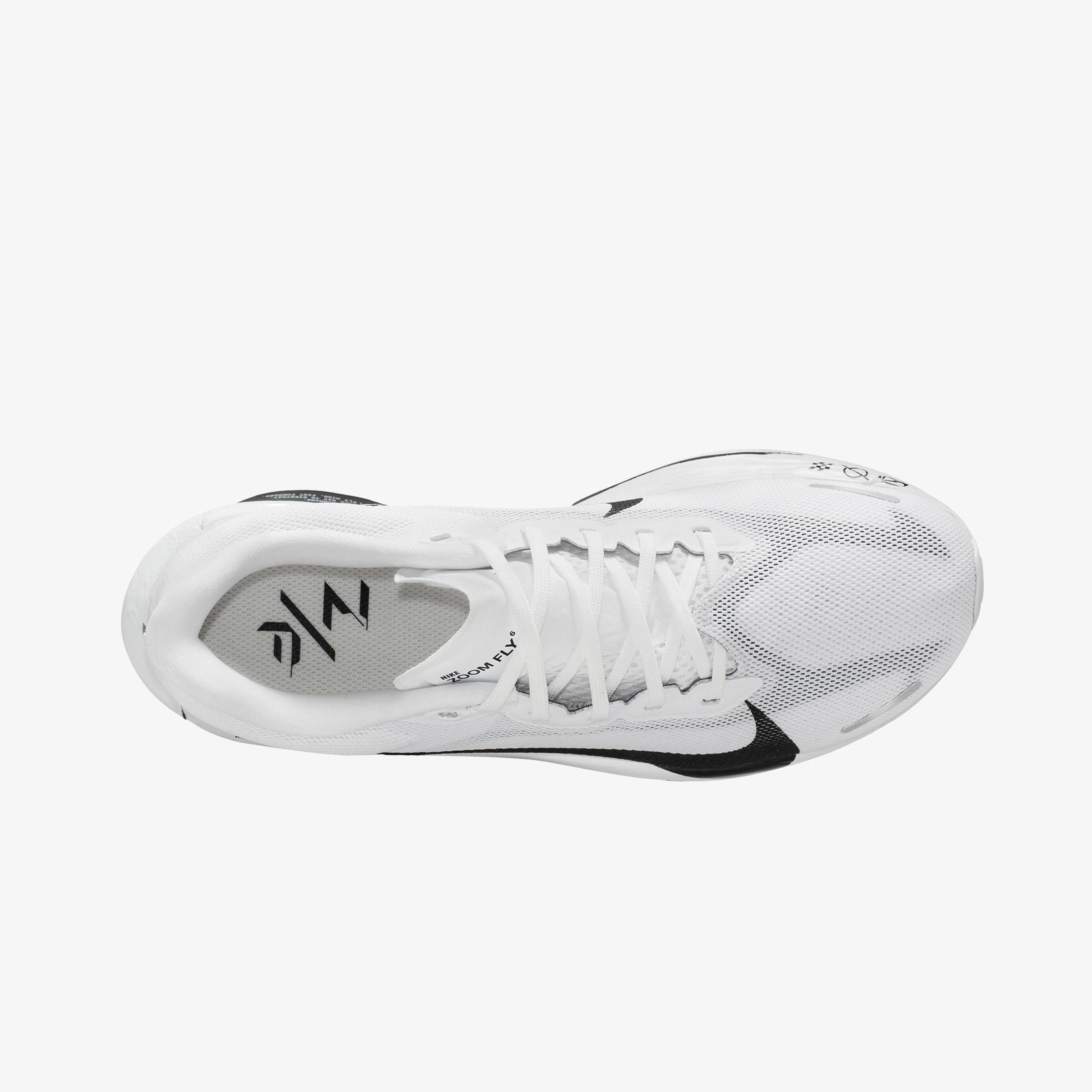 Nike Zoom Fly 6 Kadın Beyaz Koşu Ayakkabısı
