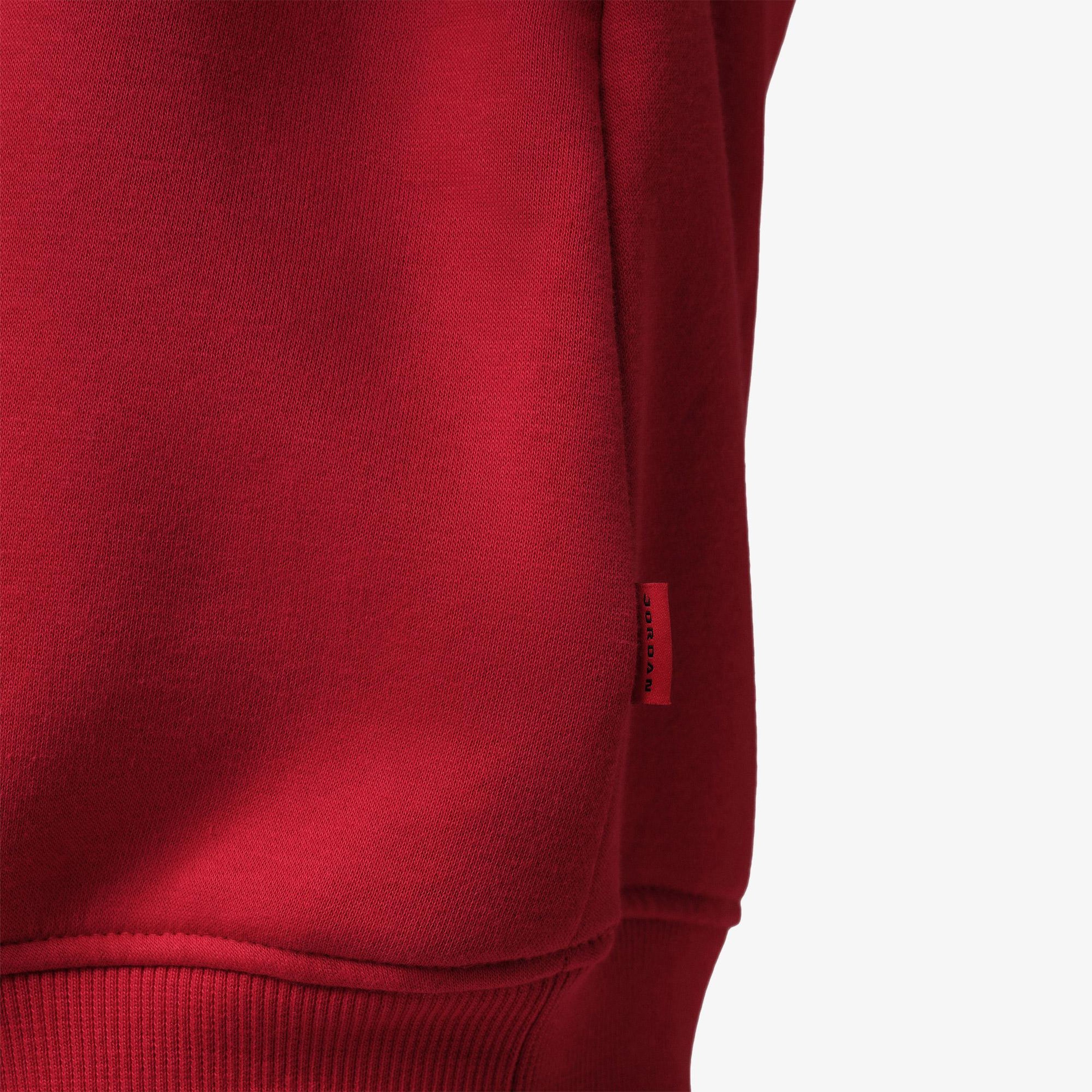Jordan Brooklyn Fleece Crew Kadın Kırmızı Sweatshirt