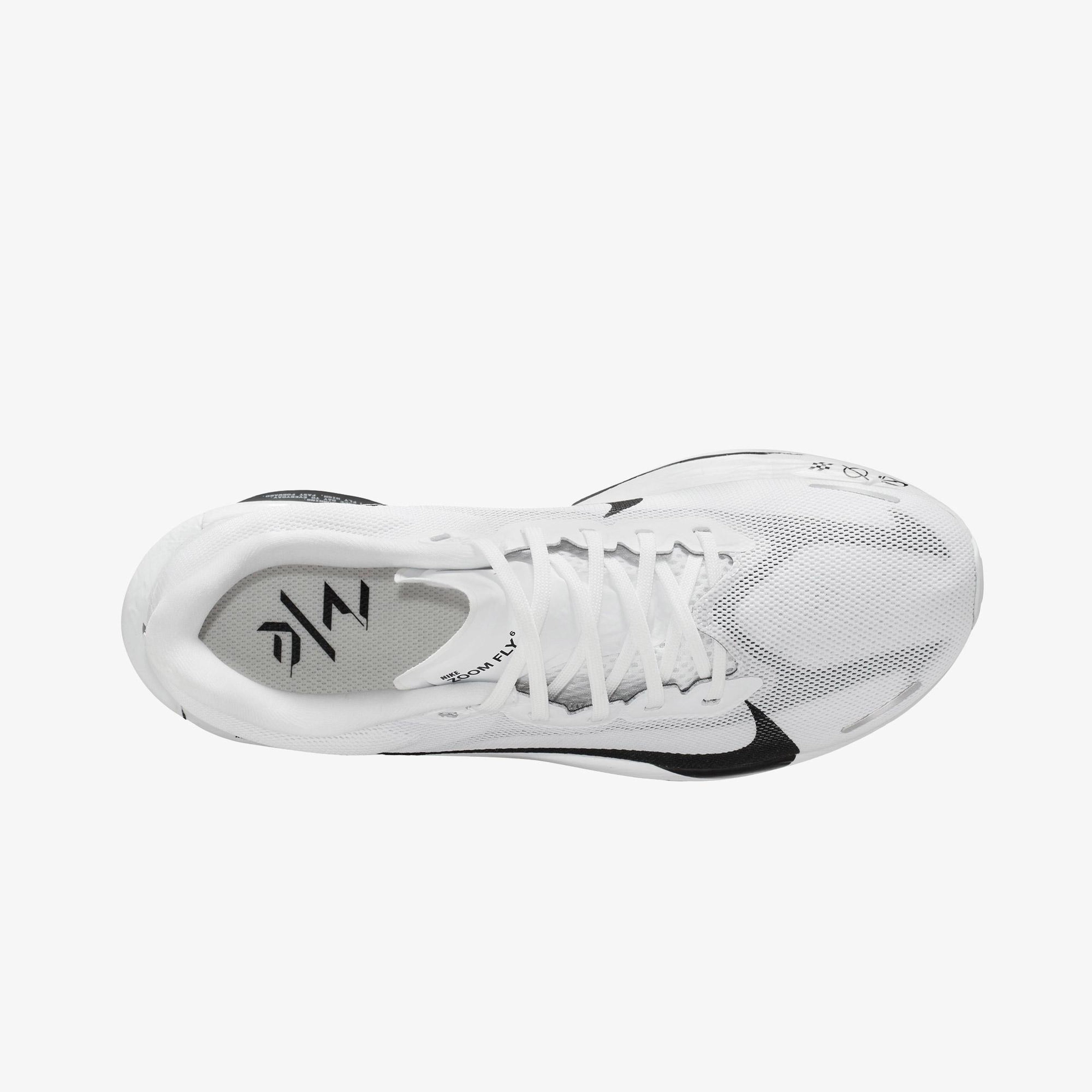 Nike Zoom Fly 6 Kadın Beyaz Koşu Ayakkabısı