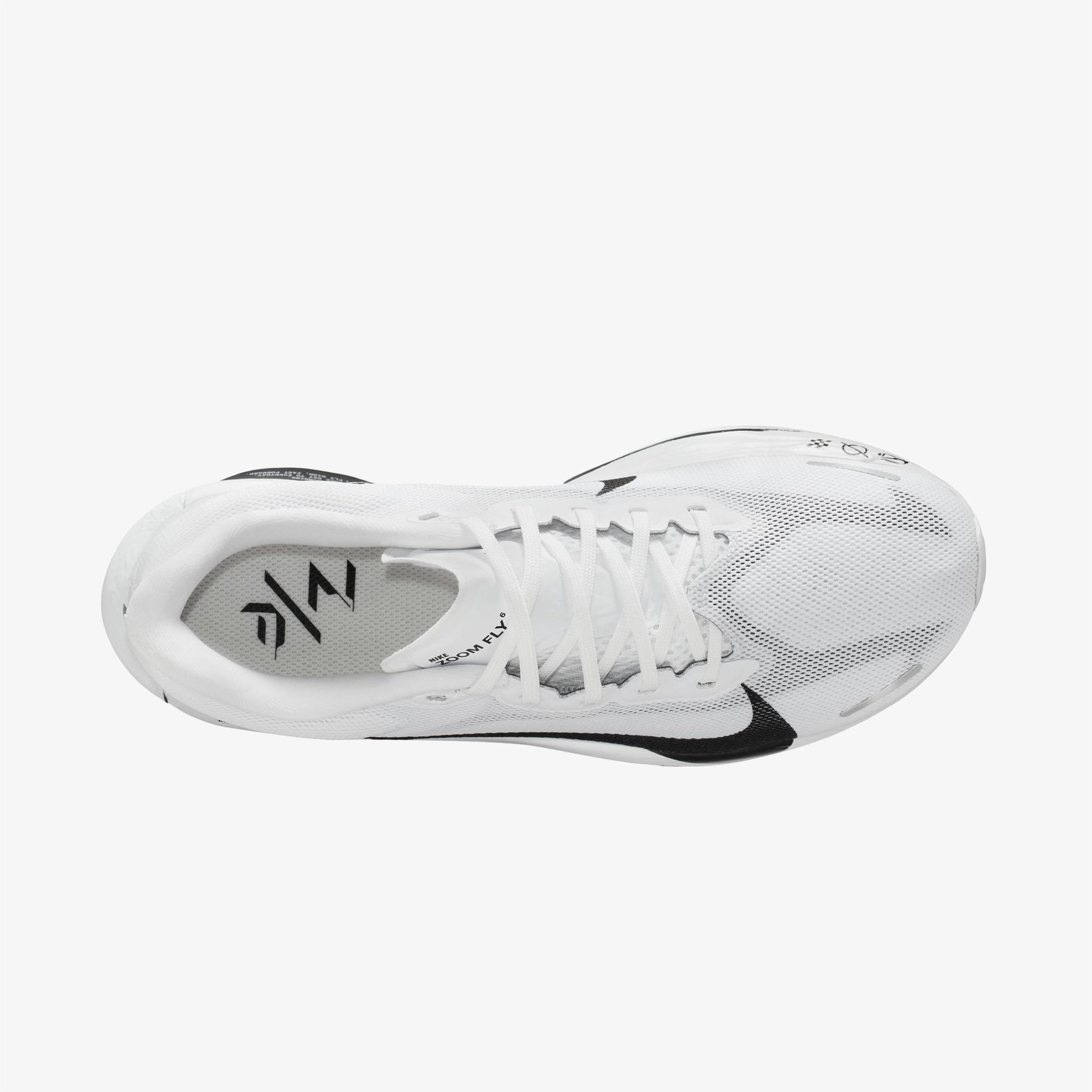 Nike Zoom Fly 6 Kadın Beyaz Koşu Ayakkabısı