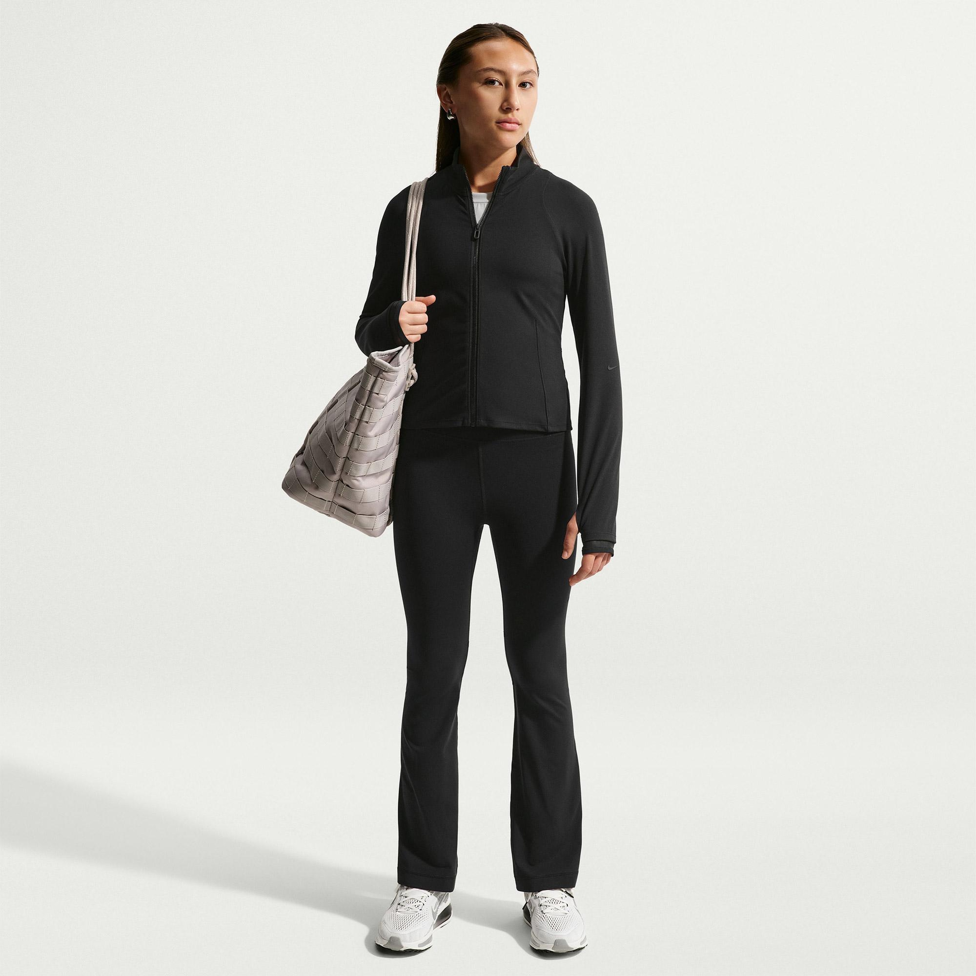 Nike Mavn Dri-Fit Fitted Genç Çocuk Siyah Sweatshirt