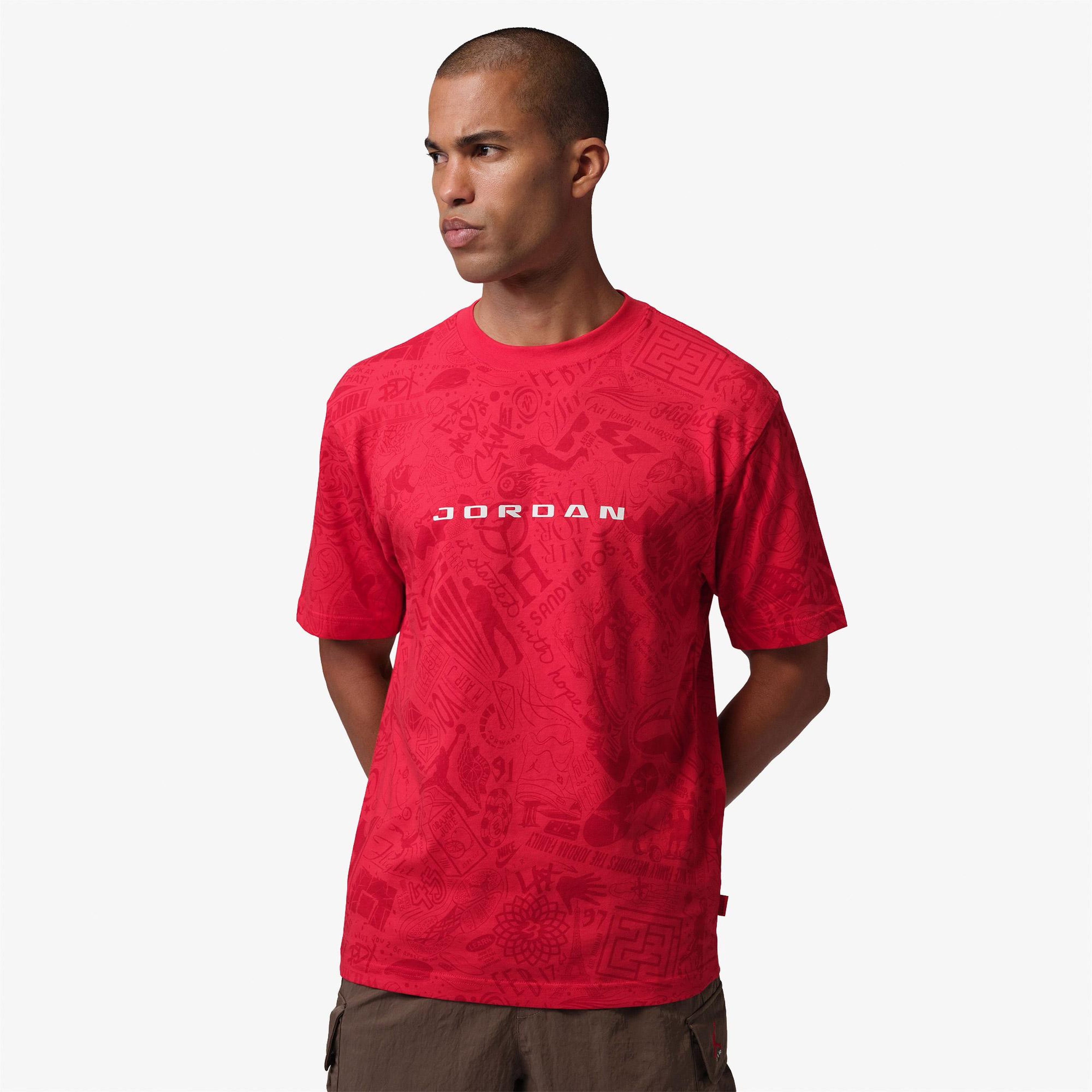 Jordan Brooklyn Erkek Kırmızı T-Shirt