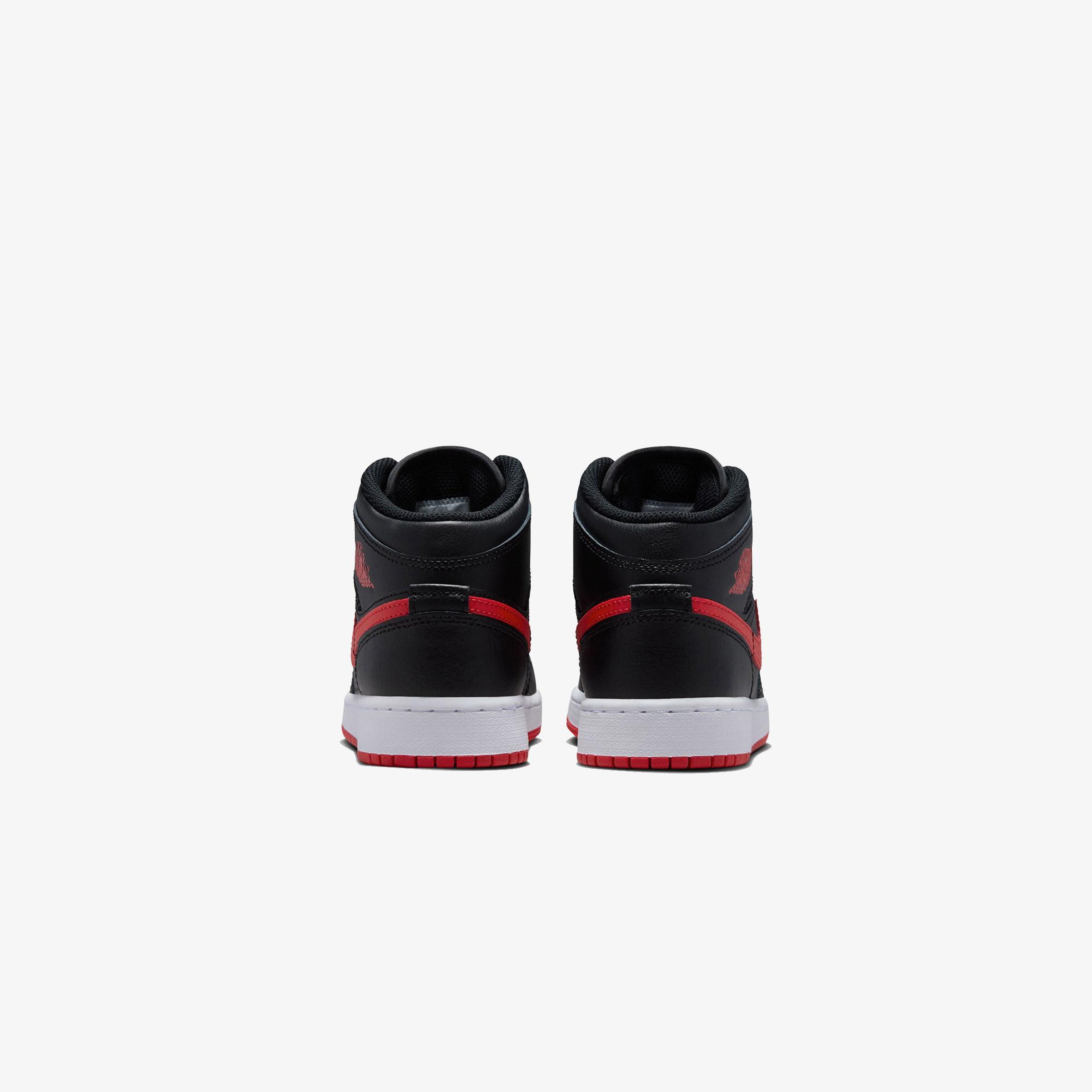 Jordan Air 1 Mid Siyah Spor Ayakkabı
