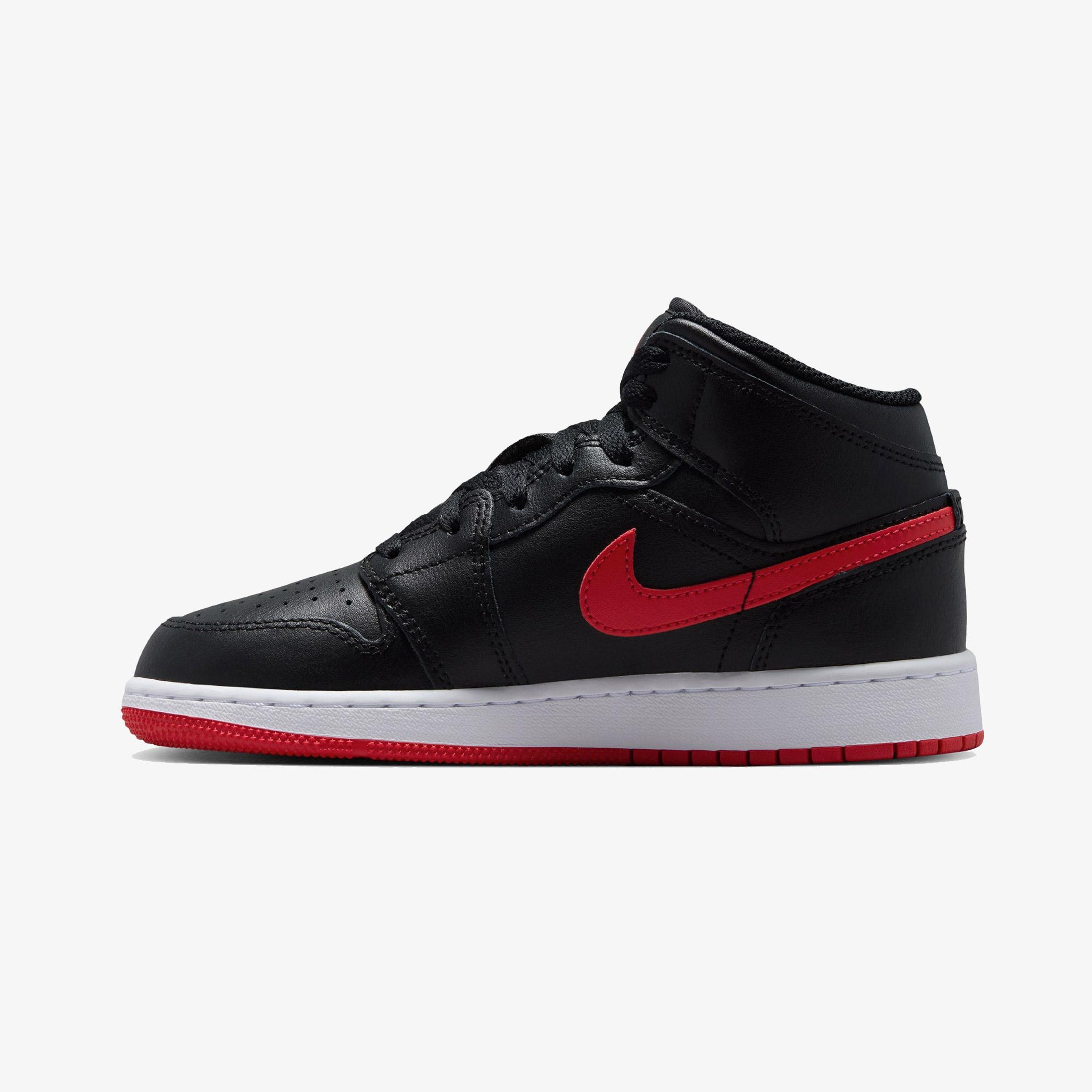 Jordan Air 1 Mid Siyah Spor Ayakkabı