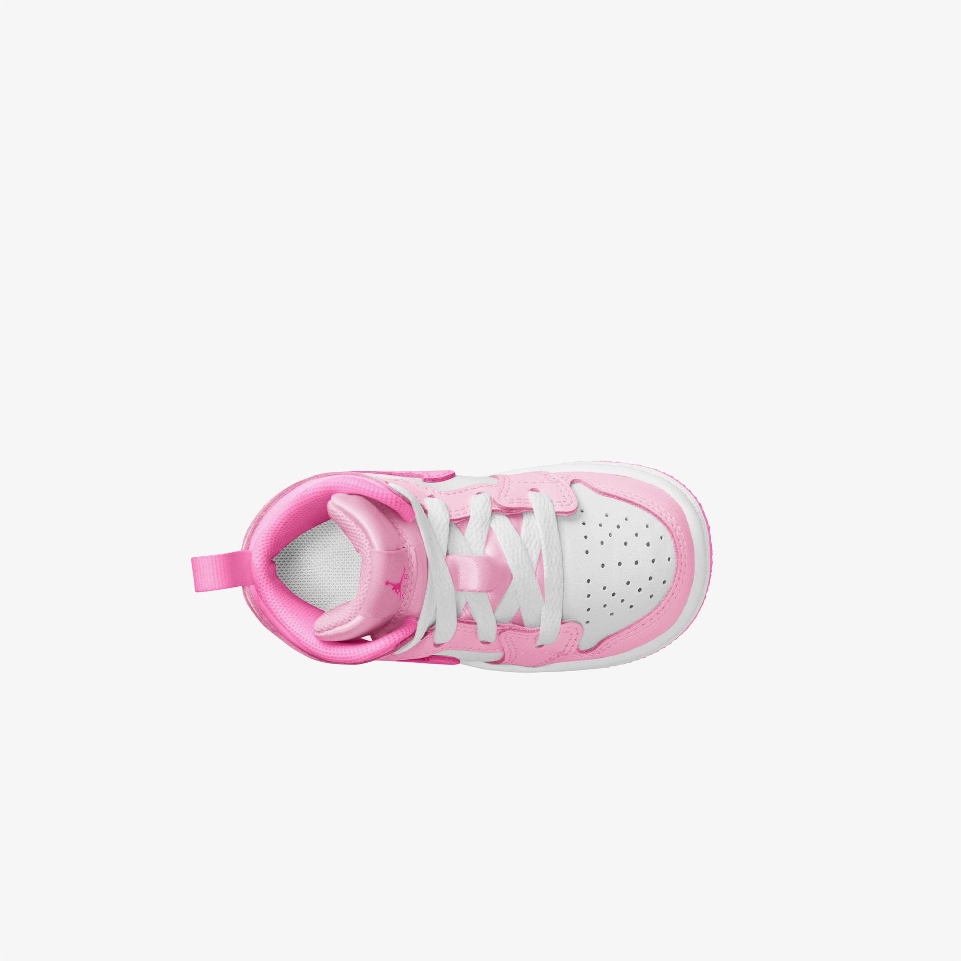 Jordan 1 Mid Çocuk Pembe Spor Ayakkabı