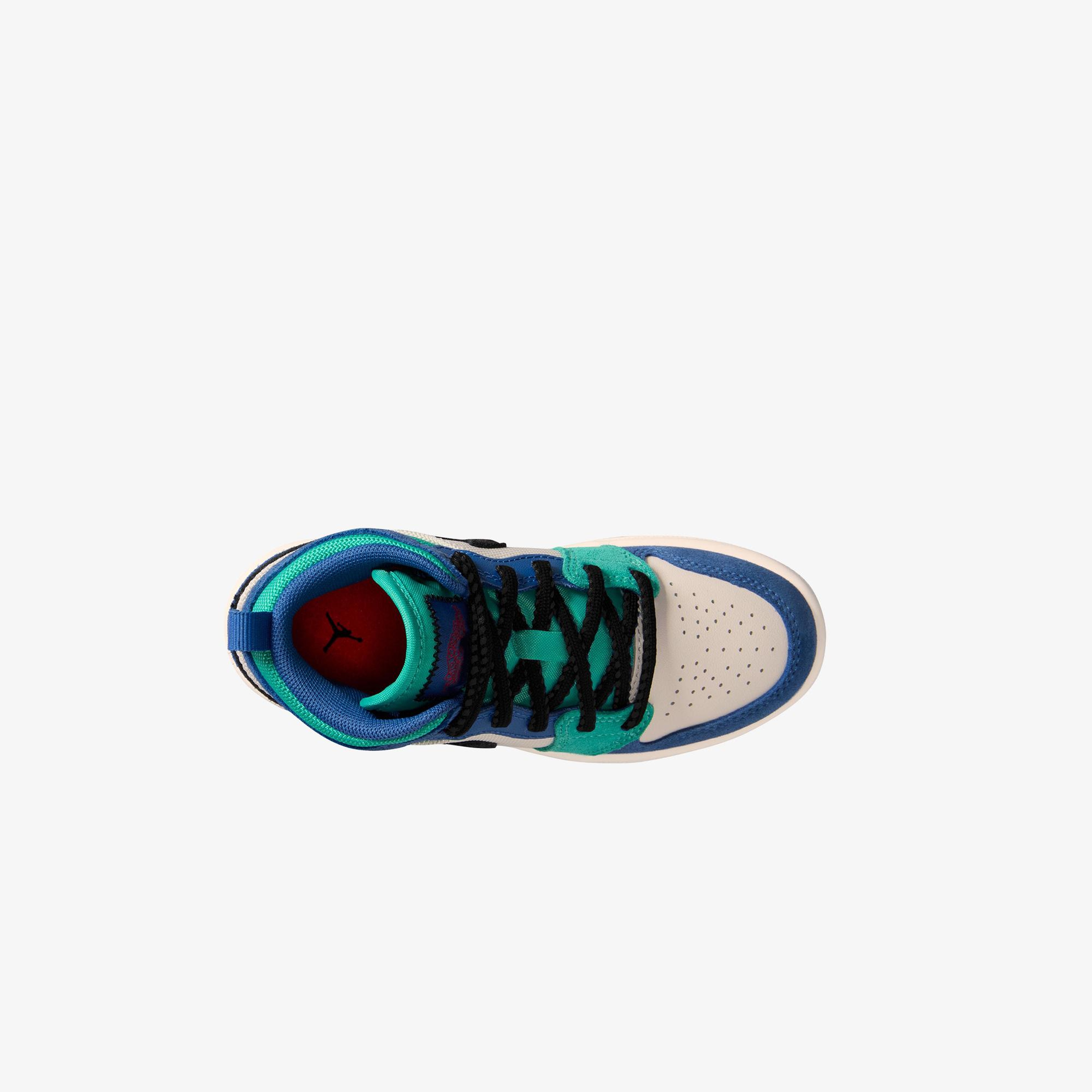 Jordan 1 Mid SE Çocuk Mavi Spor Ayakkabı