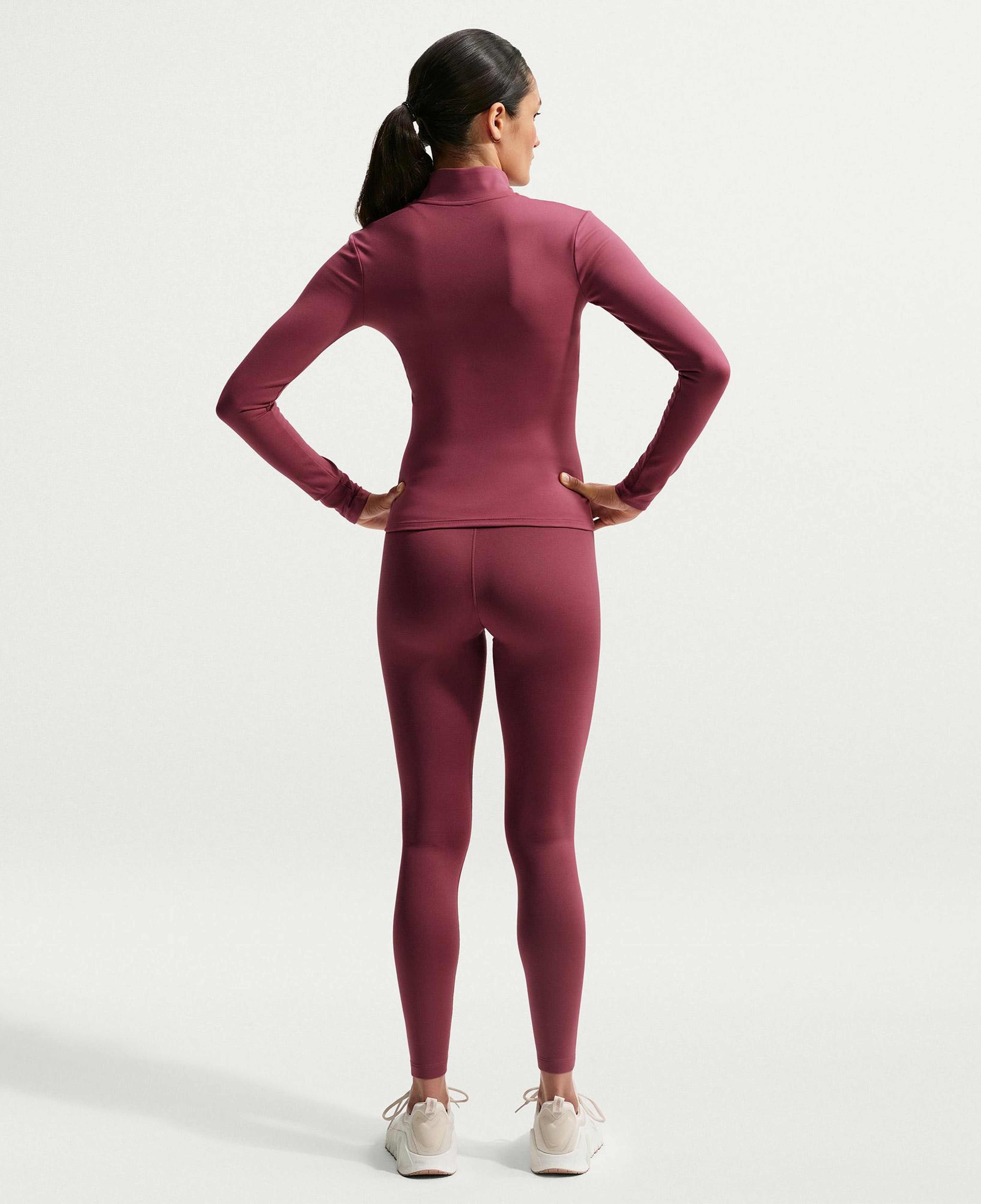 Nike One Dri-Fit Fitted Kadın Pembe Sweatshirt