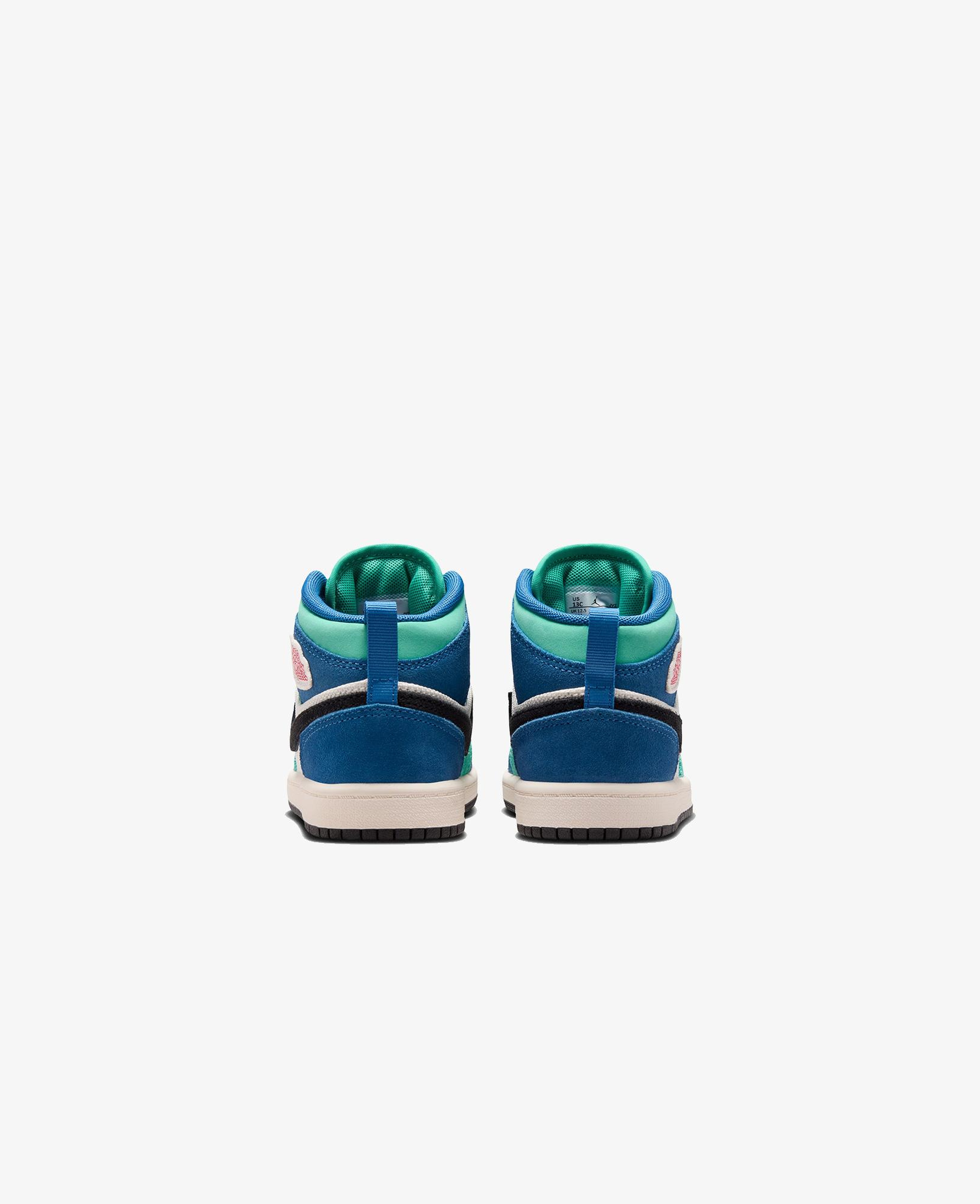 Jordan 1 Mid SE Çocuk Mavi Spor Ayakkabı