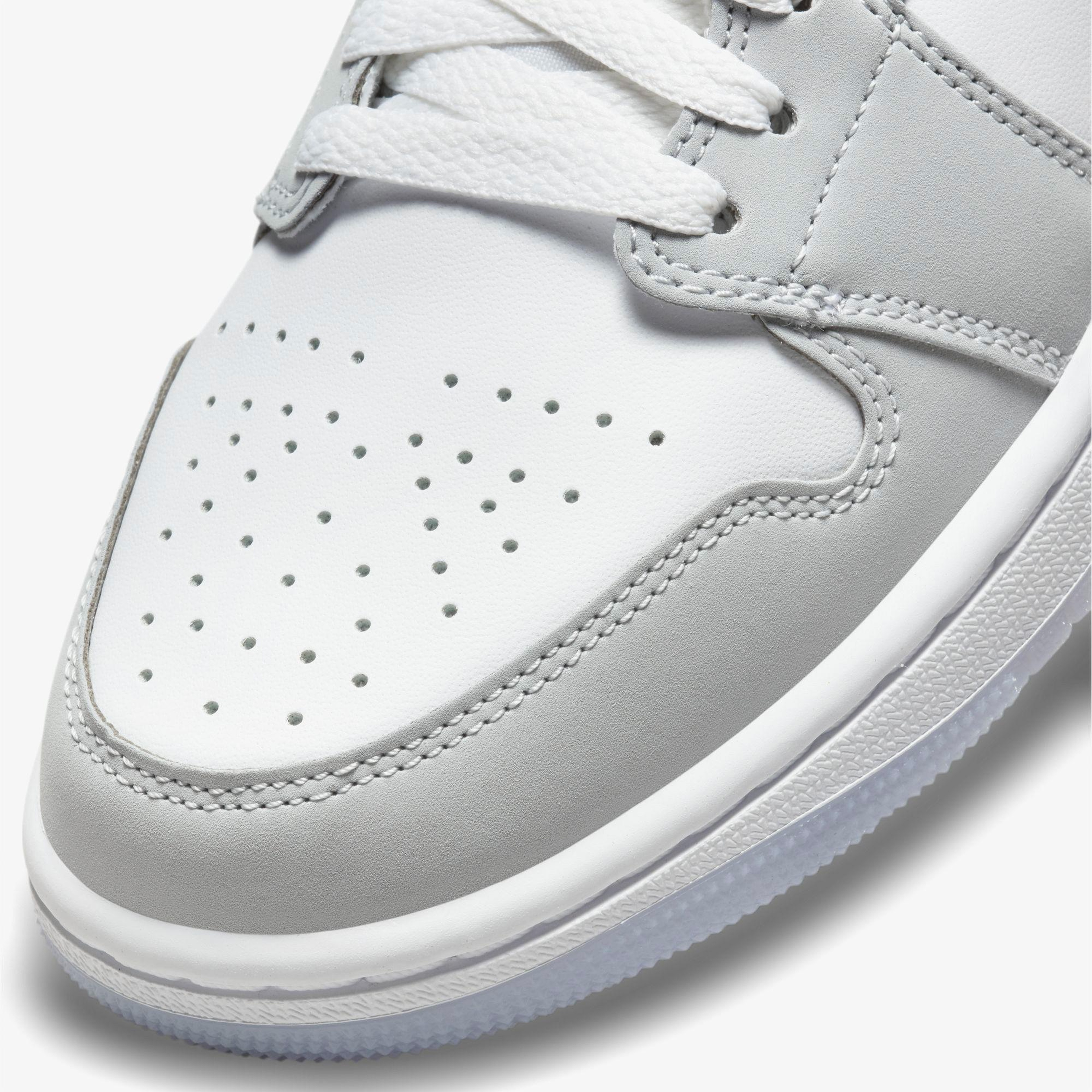 Jordan Air 1 Mid Kadın Gri Spor Ayakkabı
