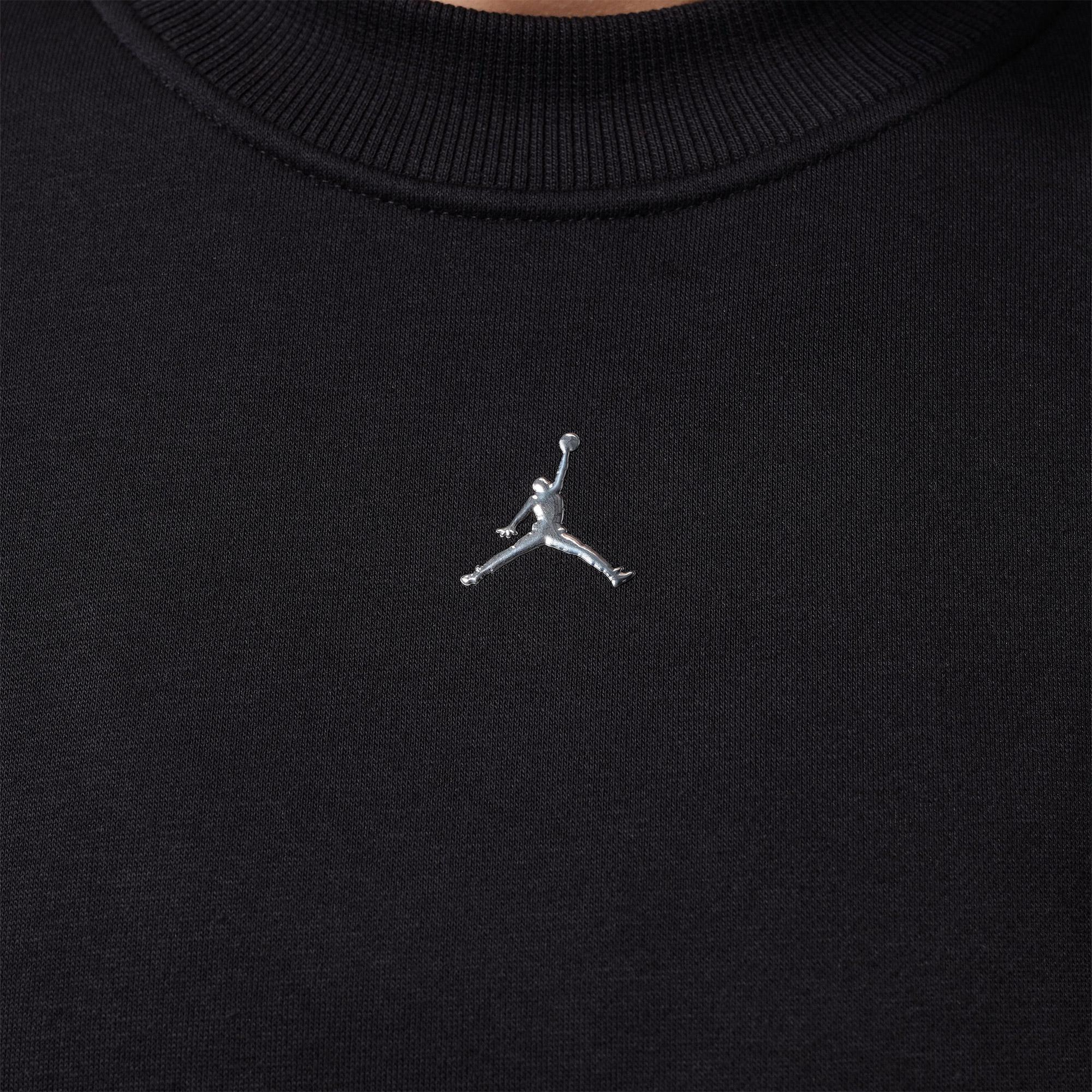 Jordan Brooklyn Fleece Crew Kadın Siyah Sweatshirt