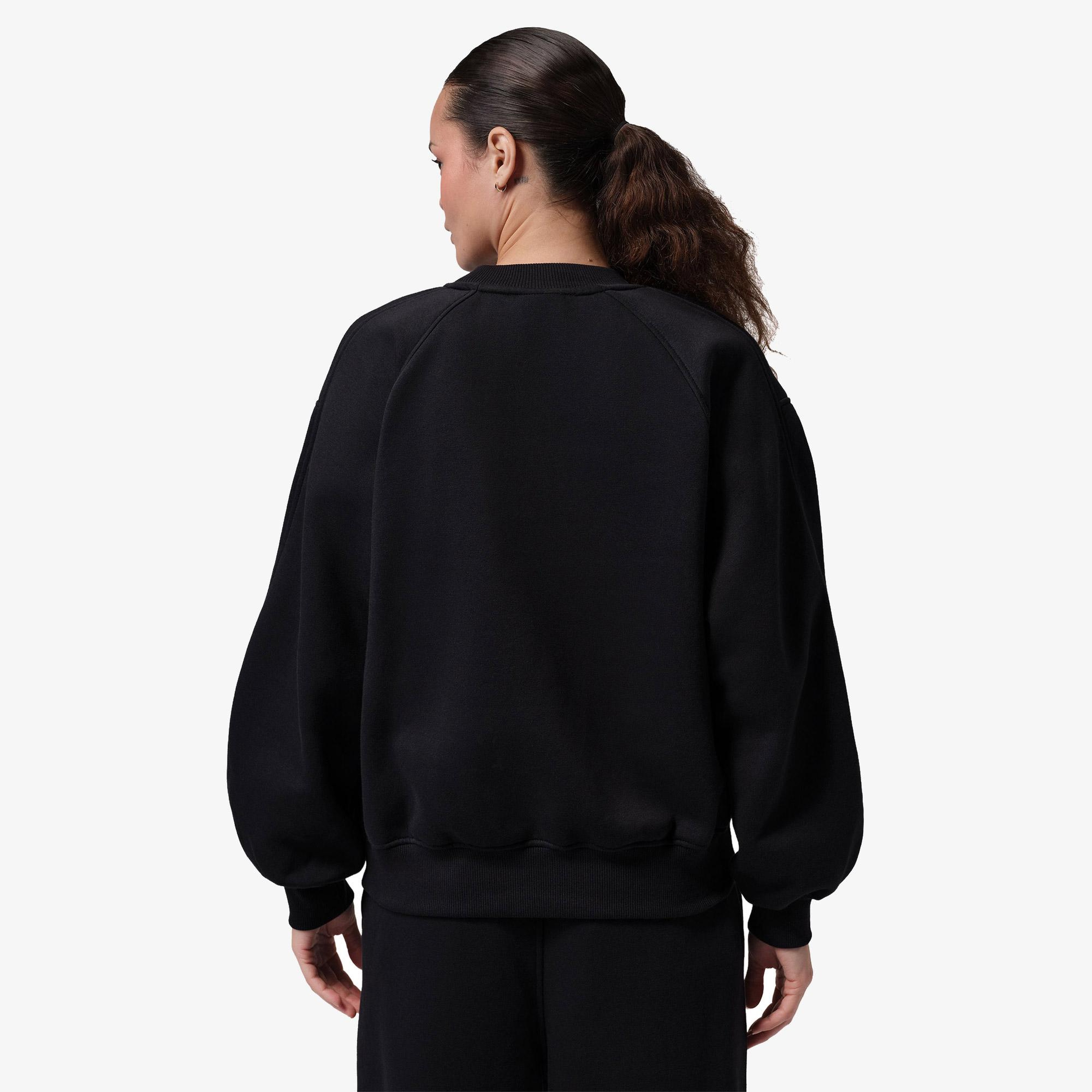 Jordan Brooklyn Fleece Crew Kadın Siyah Sweatshirt