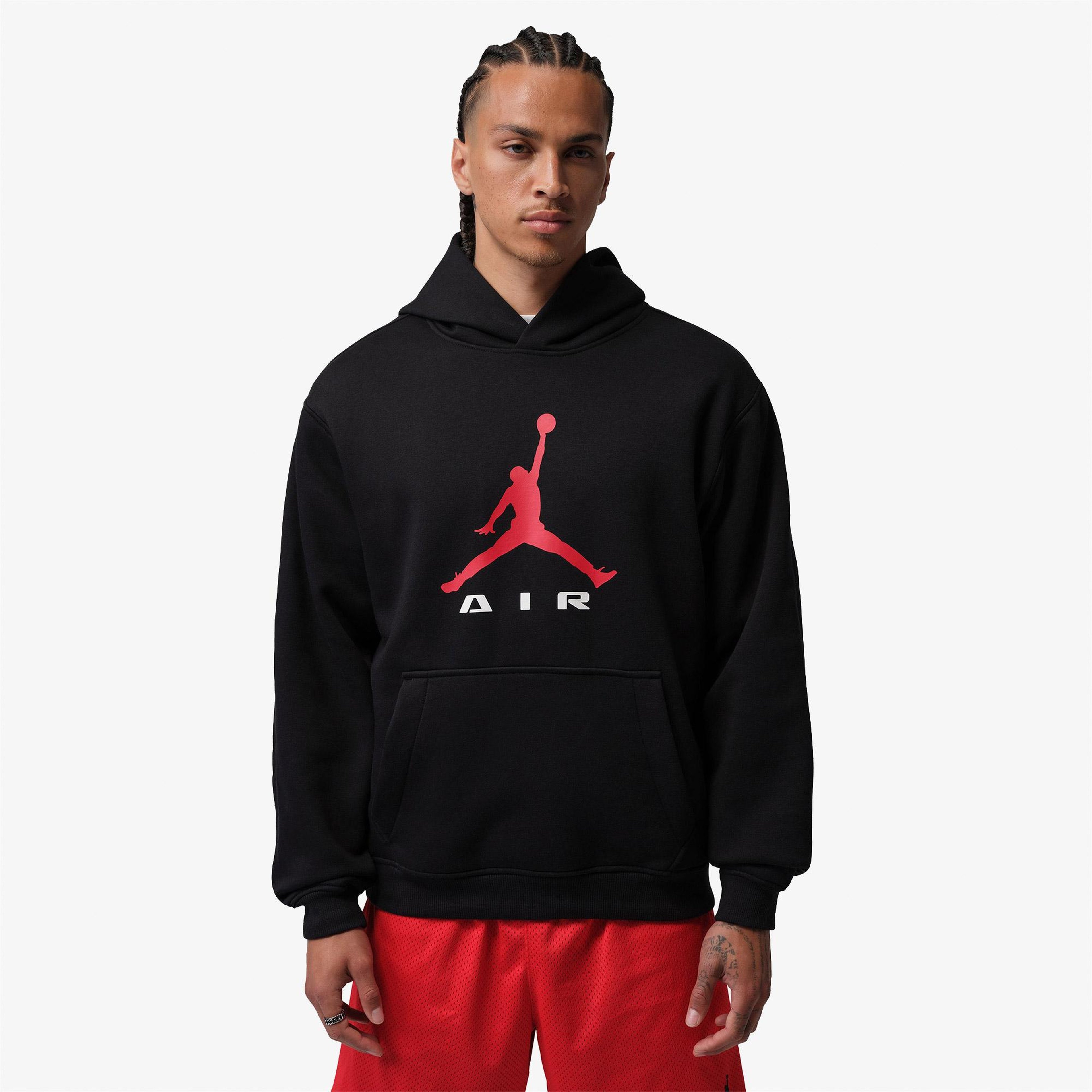 Jordan Brooklyn Fleece Pullover Erkek Siyah Hoodie