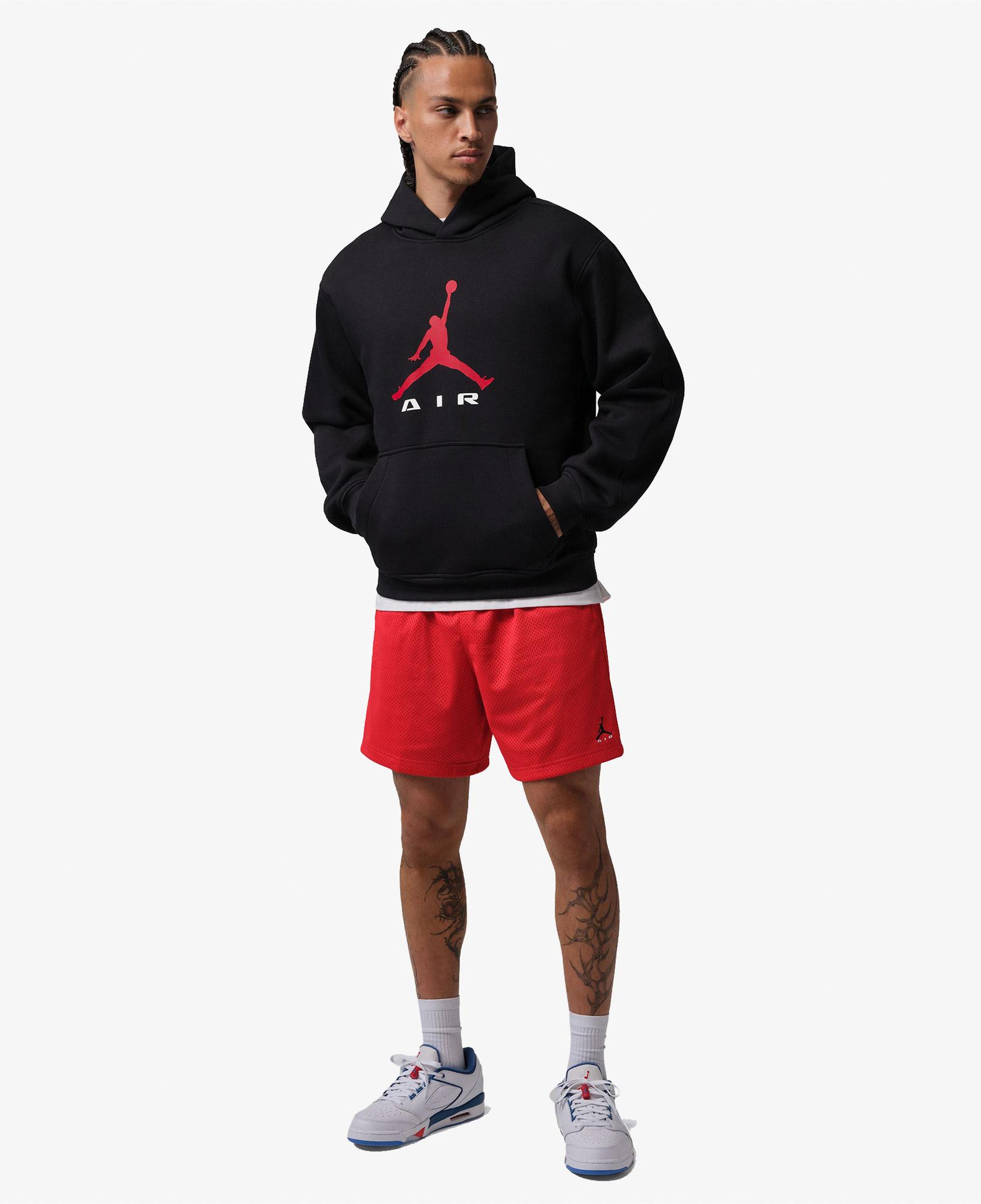 Jordan Brooklyn Fleece Pullover Erkek Siyah Hoodie