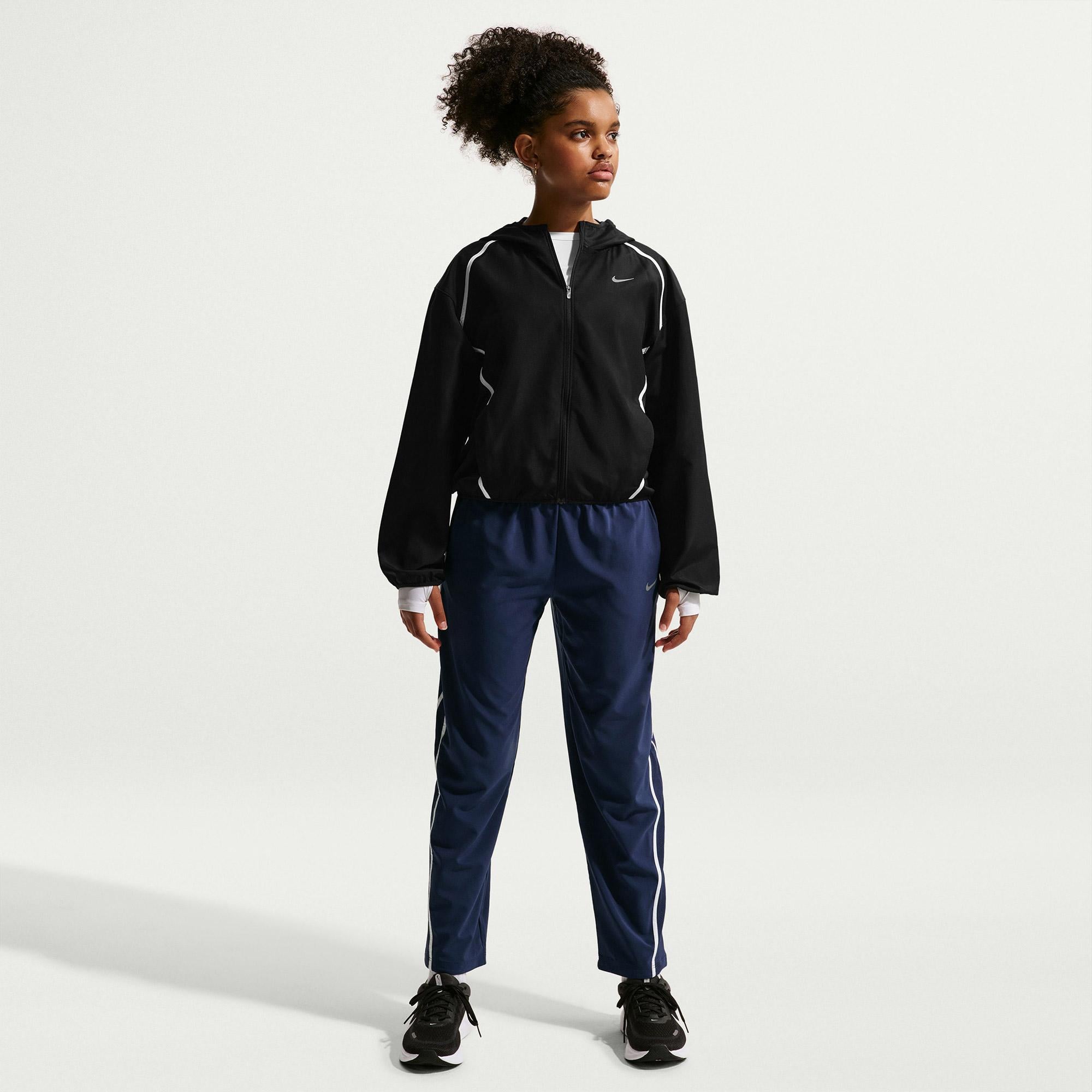 Nike Repel Tempo Genç Çocuk Siyah Ceket