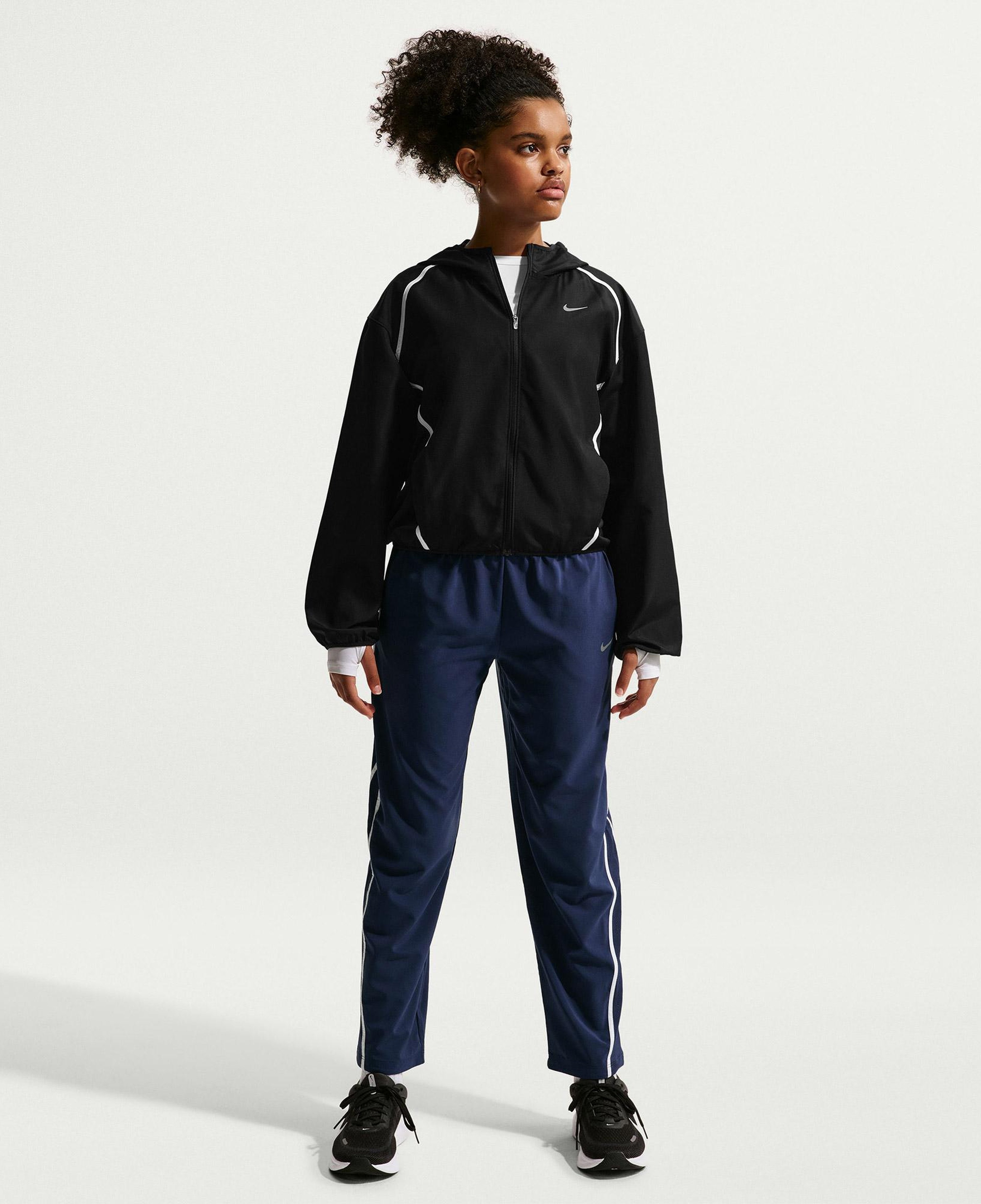 Nike Repel Tempo Genç Çocuk Siyah Ceket