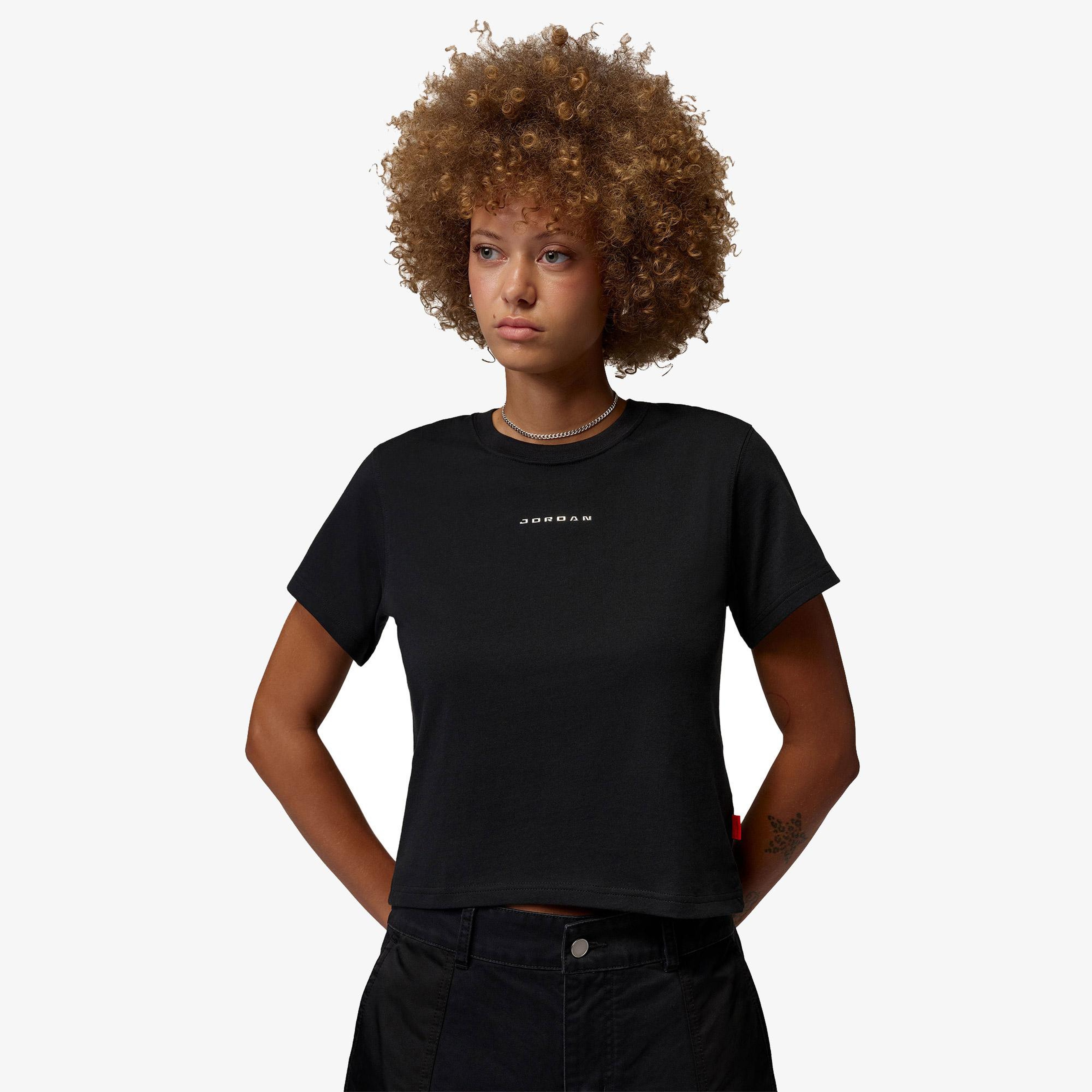 Jordan GFX Kadın Siyah T-Shirt