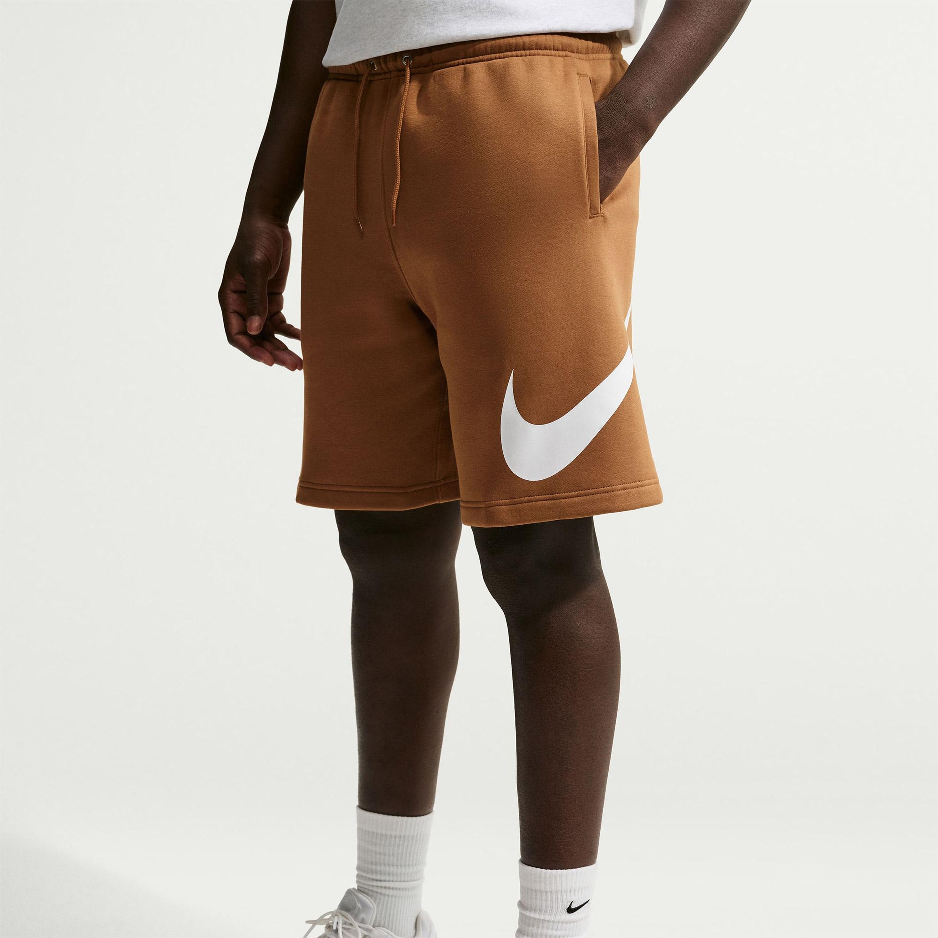 Nike Club Fleece Erkek Kahverengi Şort