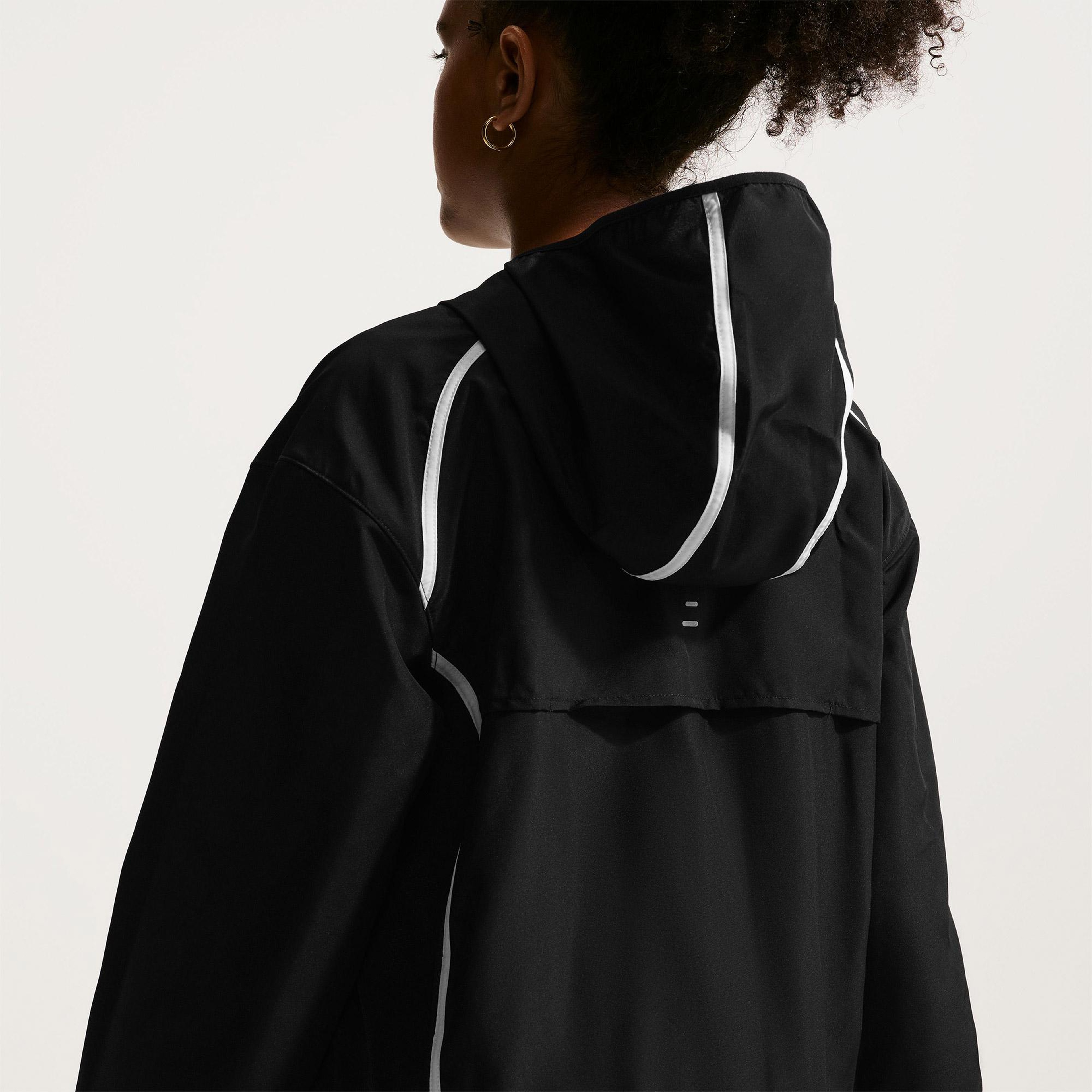 Nike Repel Tempo Genç Çocuk Siyah Ceket
