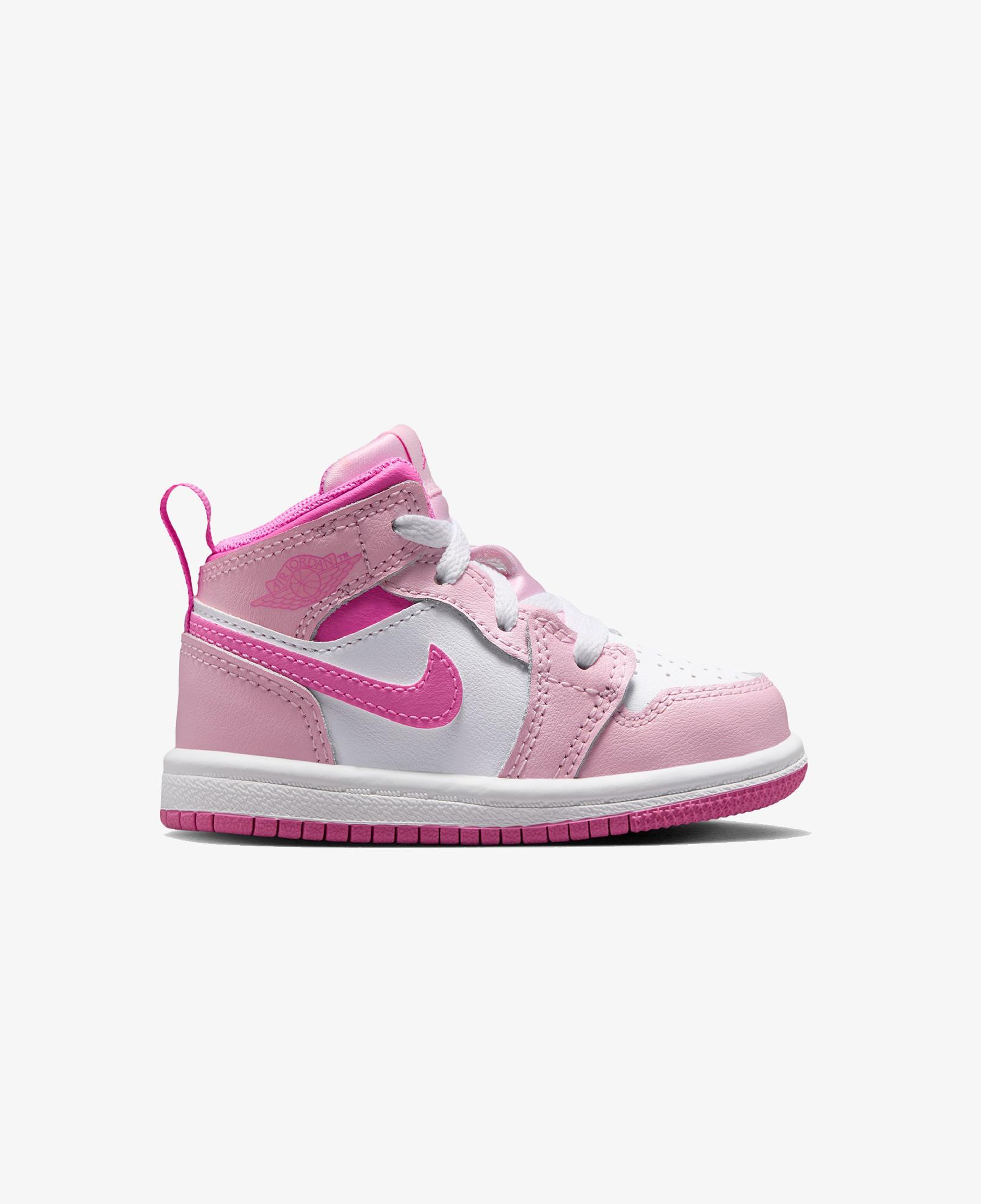 Jordan 1 Mid Çocuk Pembe Spor Ayakkabı