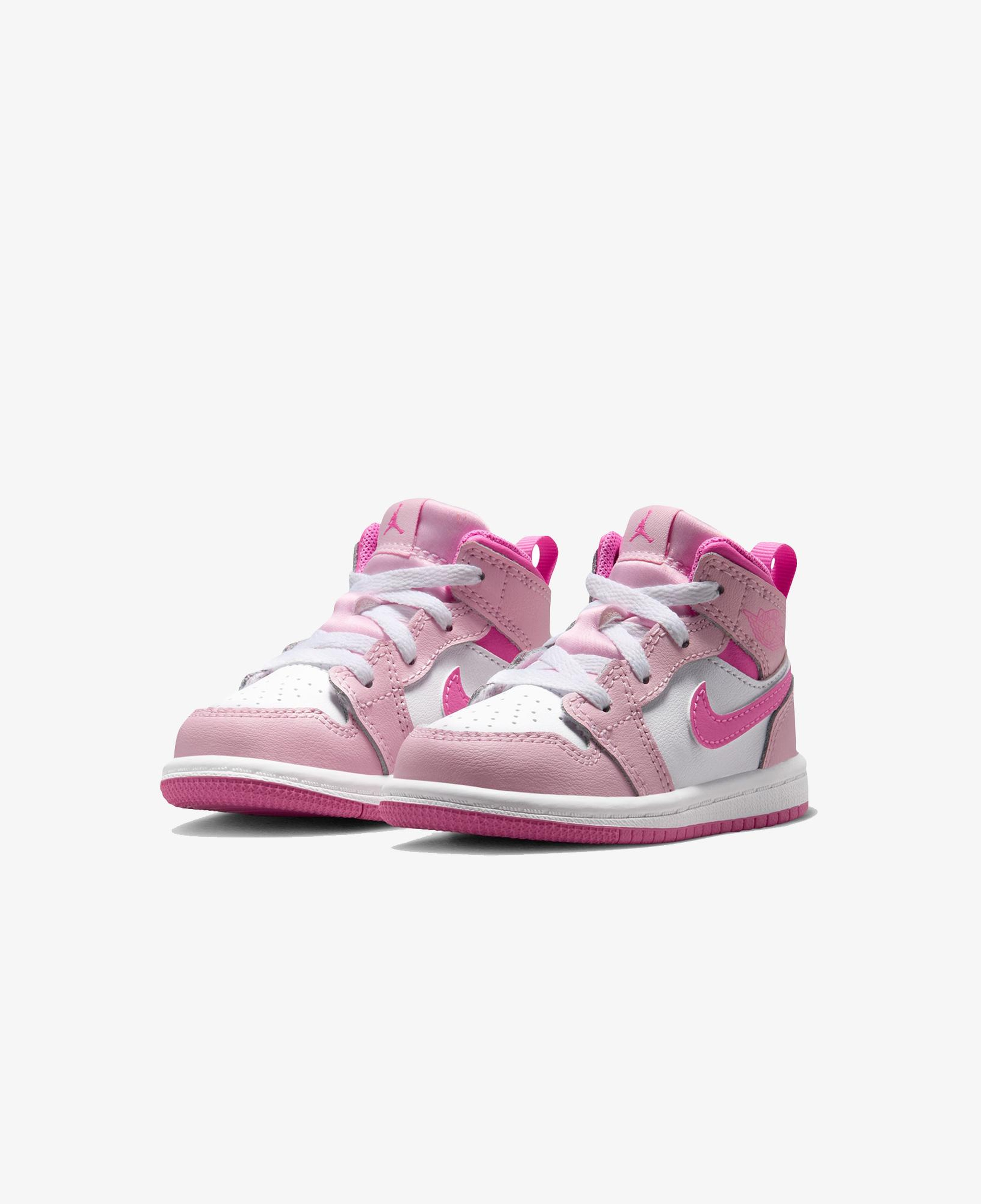 Jordan 1 Mid Çocuk Pembe Spor Ayakkabı