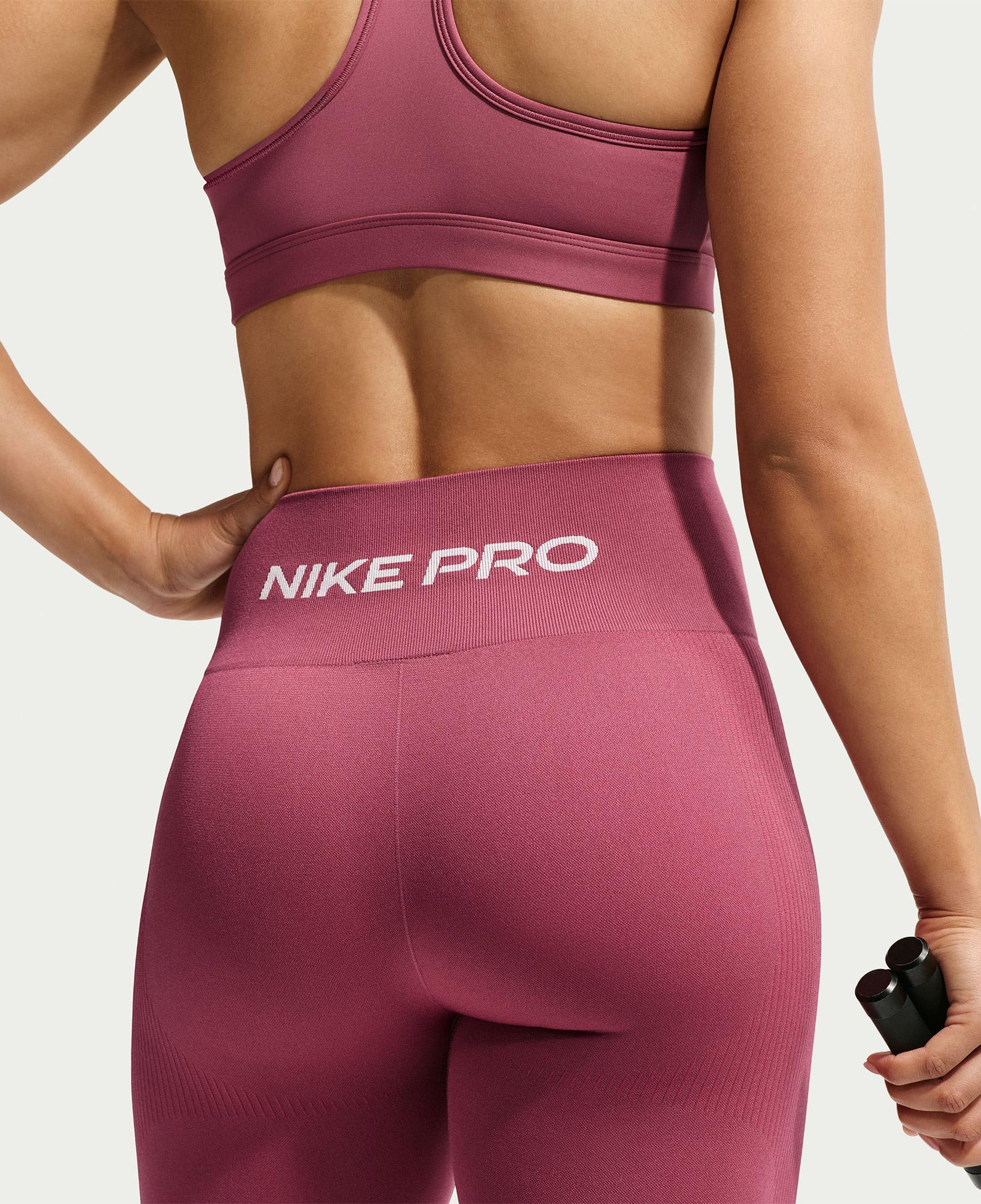 Nike Pro Dri-Fit Seamless Kadın Pembe Tayt